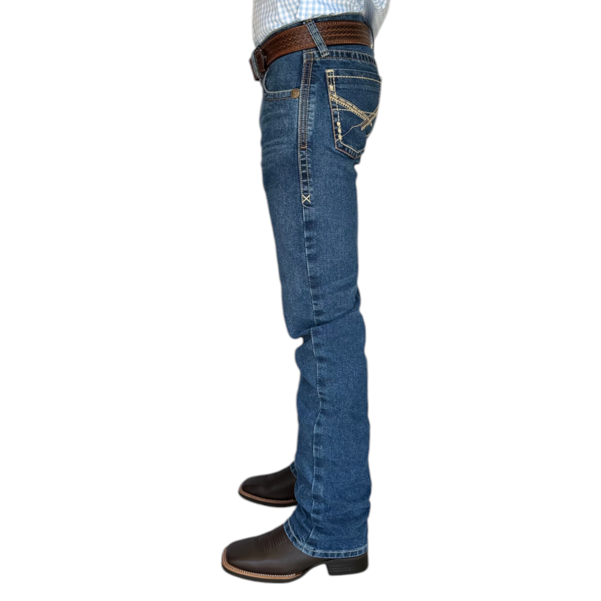 PANTALON KAJM GRANO DE ORO AZUL