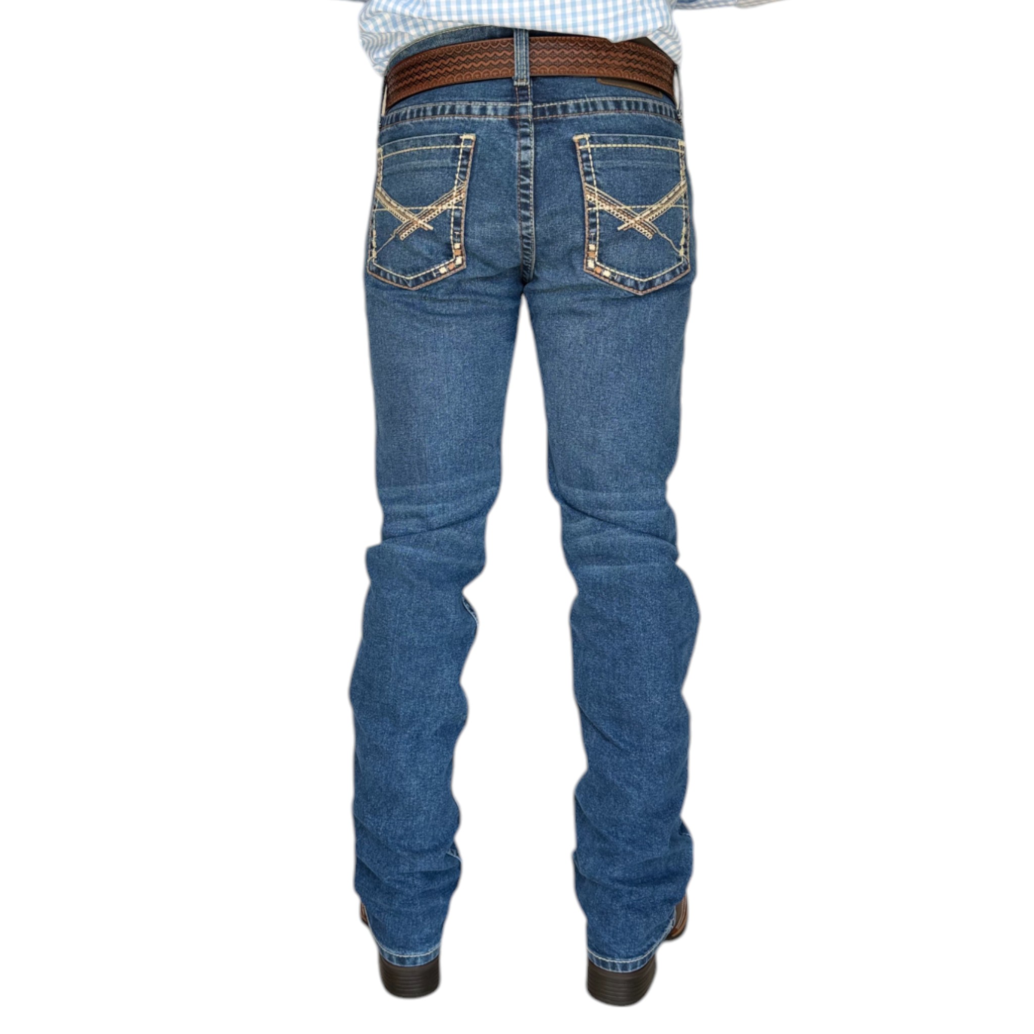 PANTALON KAJM GRANO DE ORO AZUL