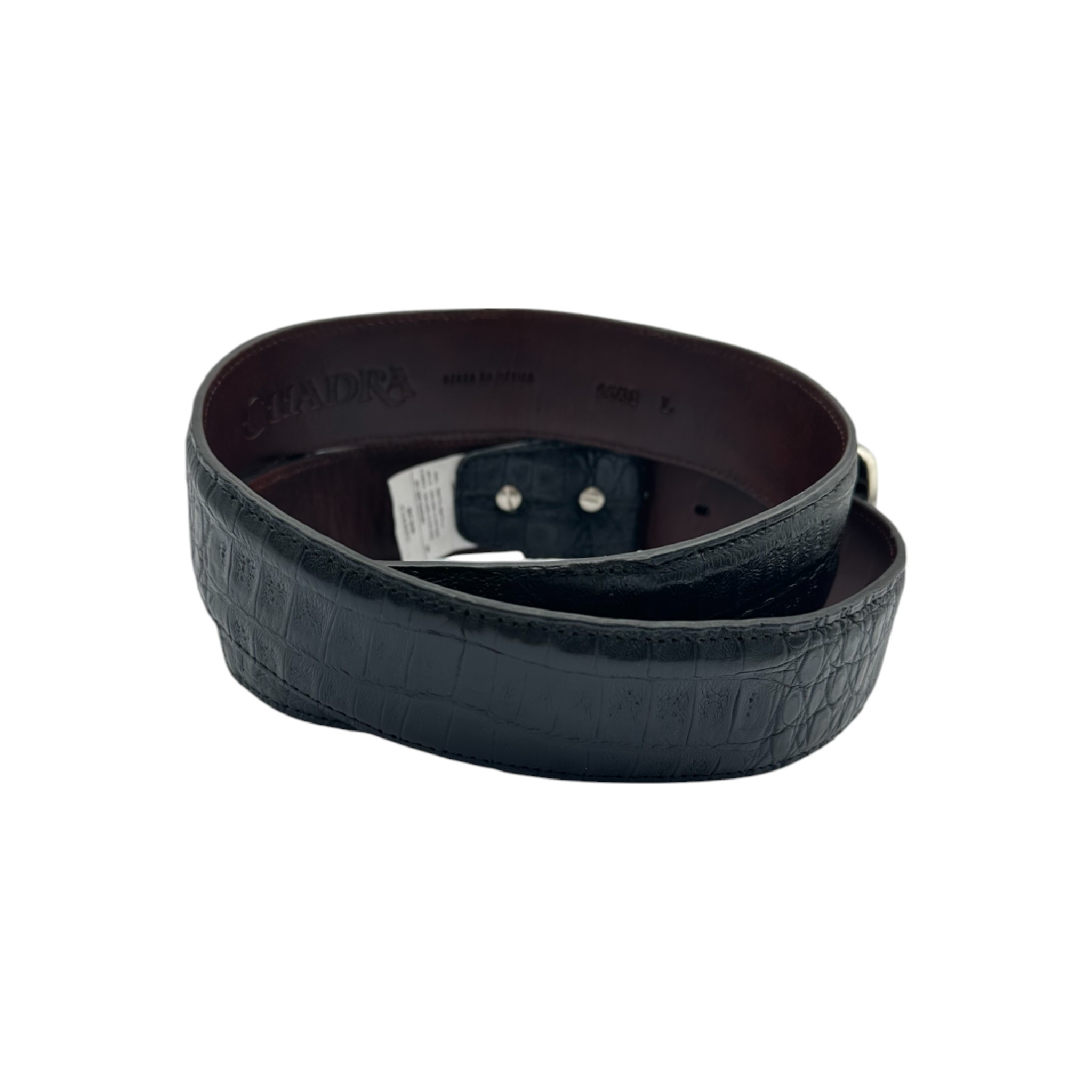 CINTURON CUADRA EN PIEL GENUINA DE FUSCUS PARA CABALLERO