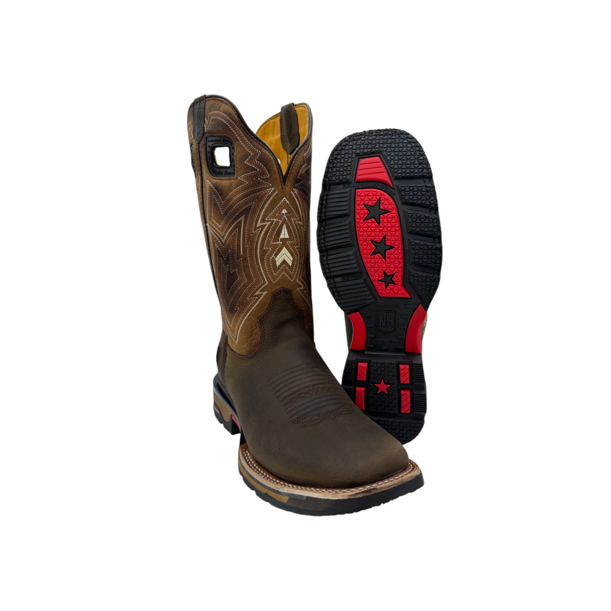 BOTA NOKOTA HORSE DE CABALLERO VAQUERA EN HORMA RODEO SUELA 3D
