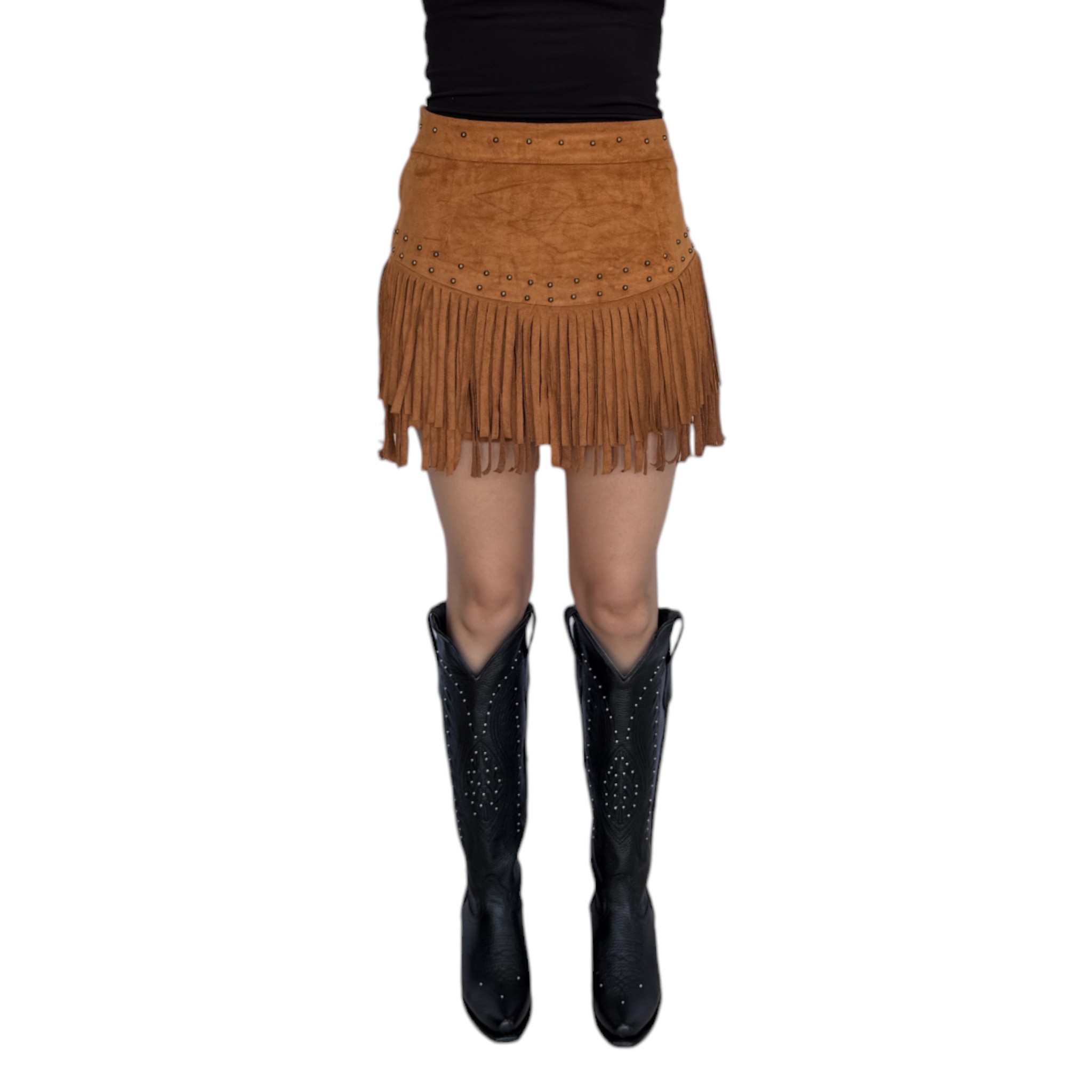 SHORT/FALDA RIDERS CAMEL