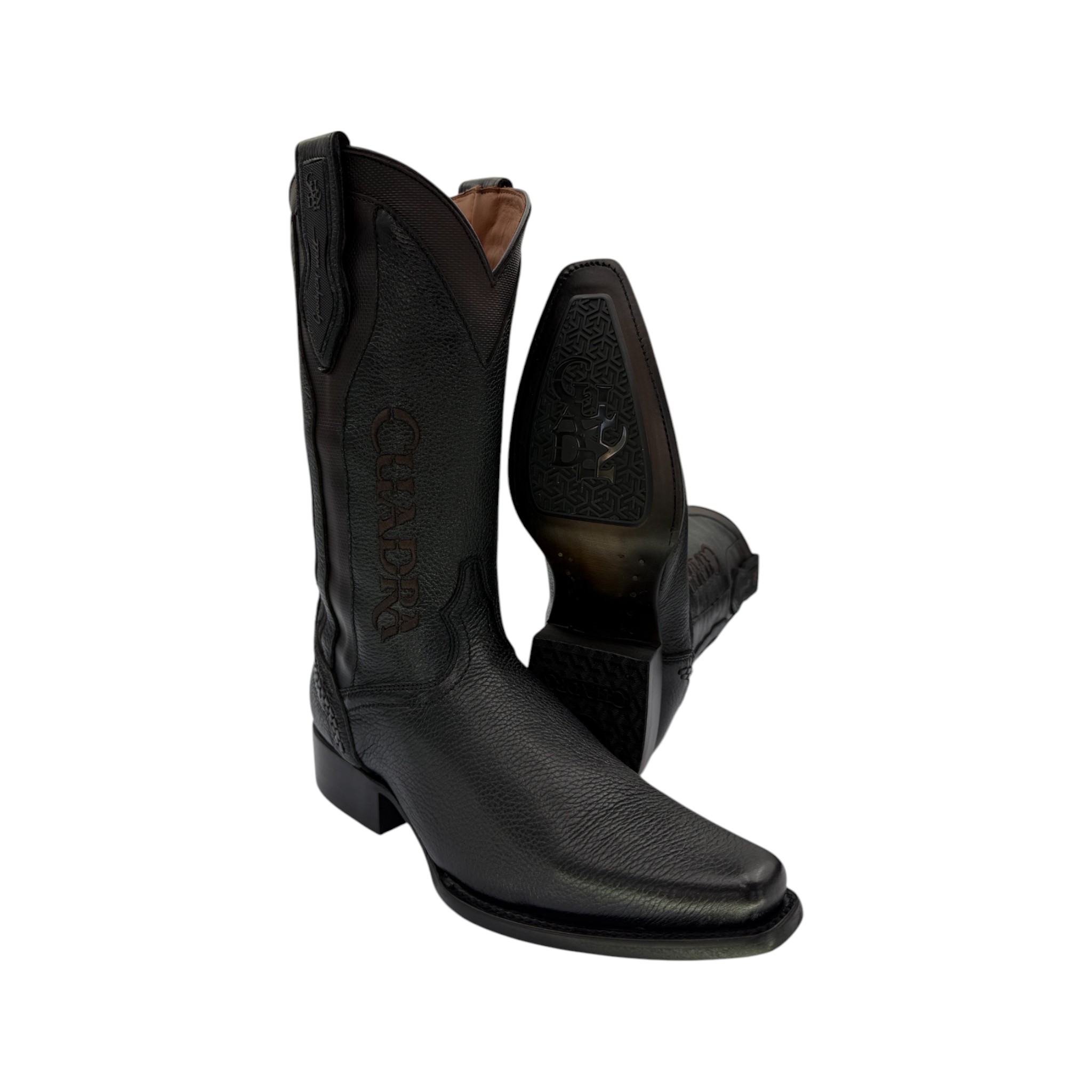 BOTA VAQUERA EN PIEL GENUINA DE VENADO PARA CABALLERO
