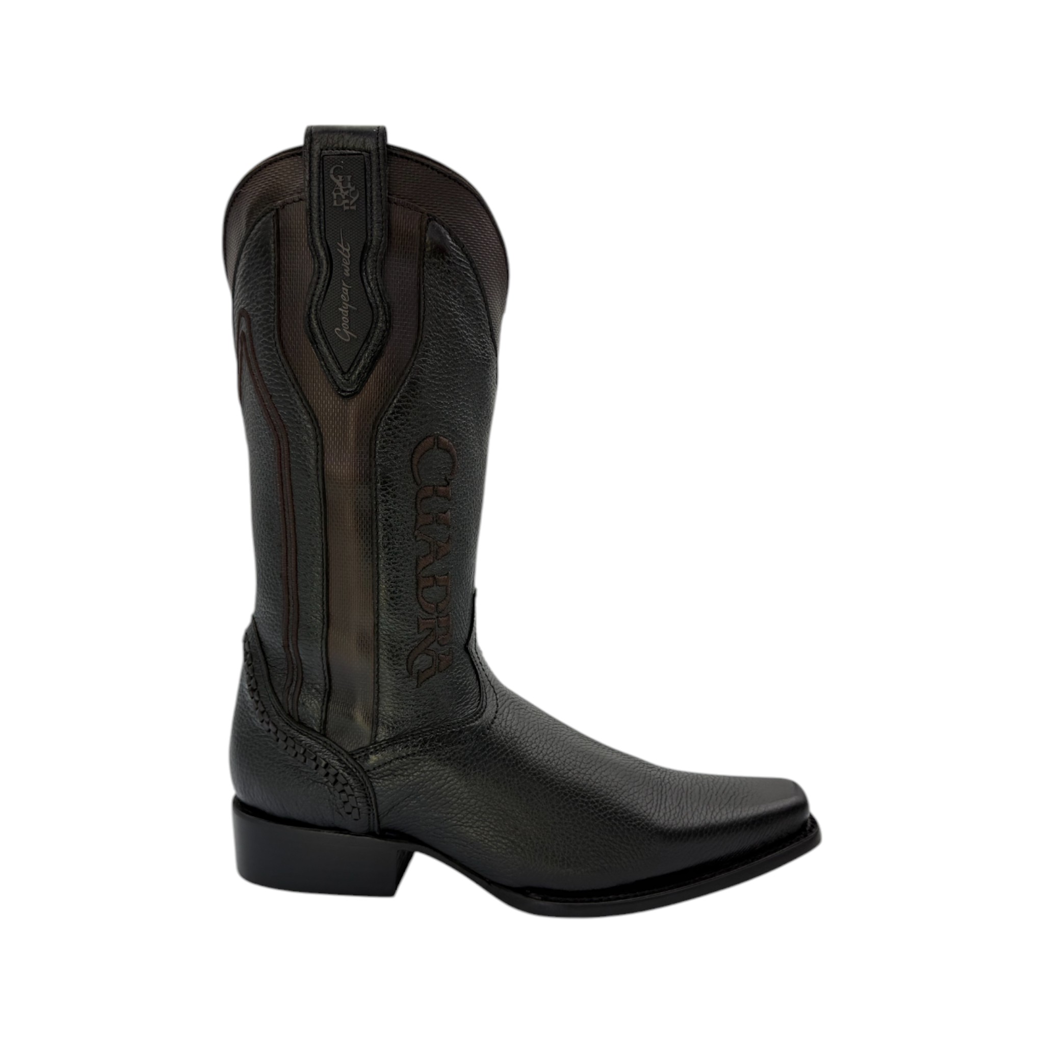 BOTA VAQUERA EN PIEL GENUINA DE VENADO PARA CABALLERO