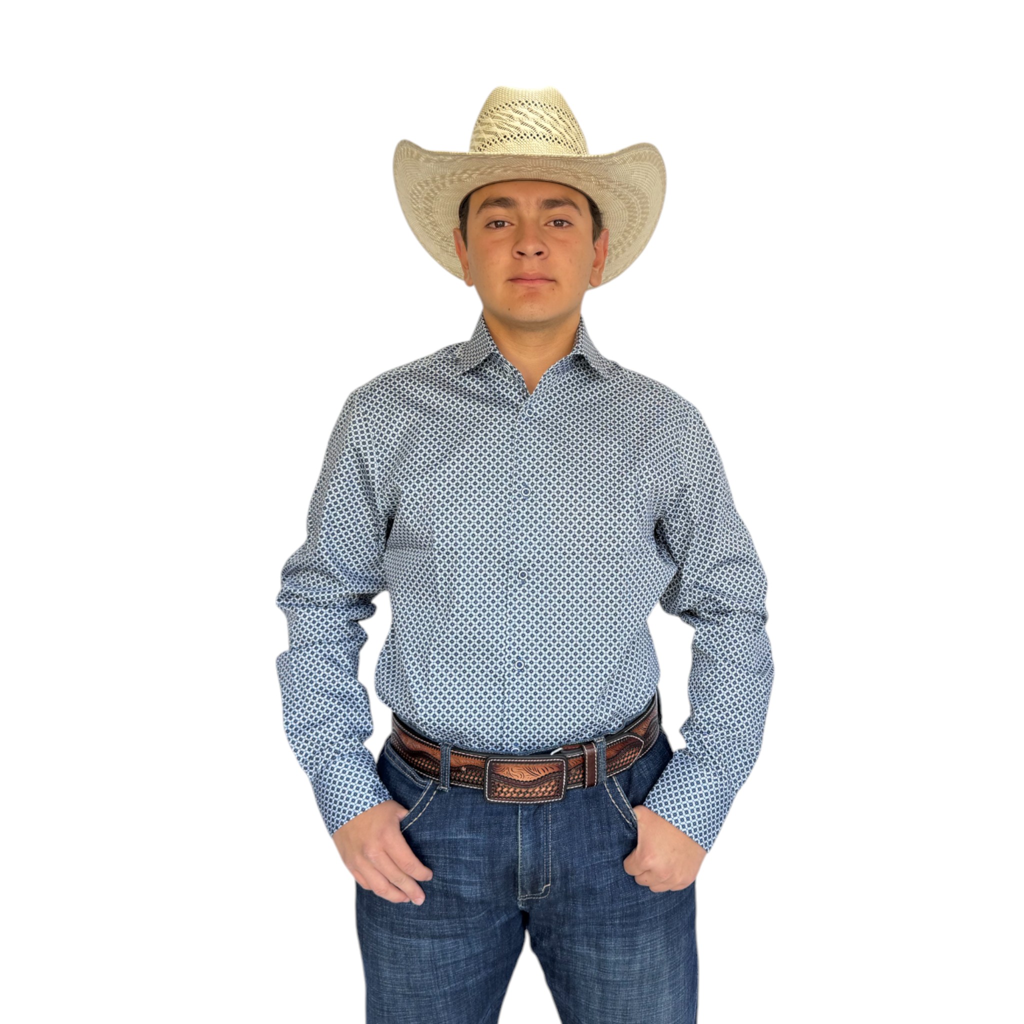 CAMISA CUADRA PARA CABALLERO . MOD.CMW889