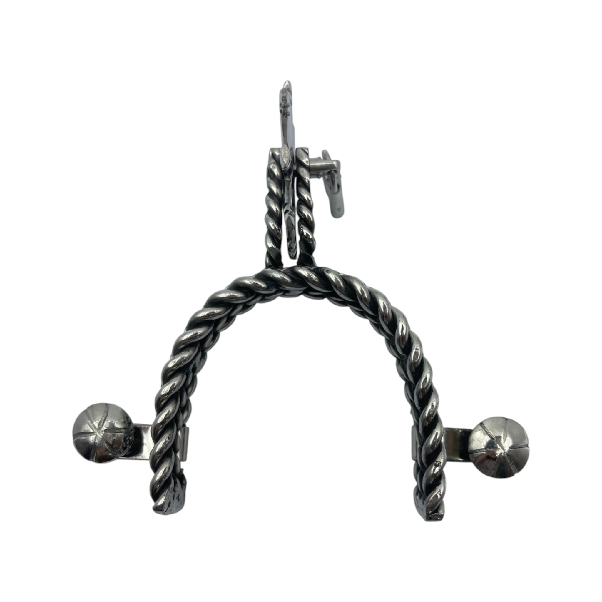 ESPUELA TRENZADA TRIPLE CON ARETES DE ACERO INOXIDABLE