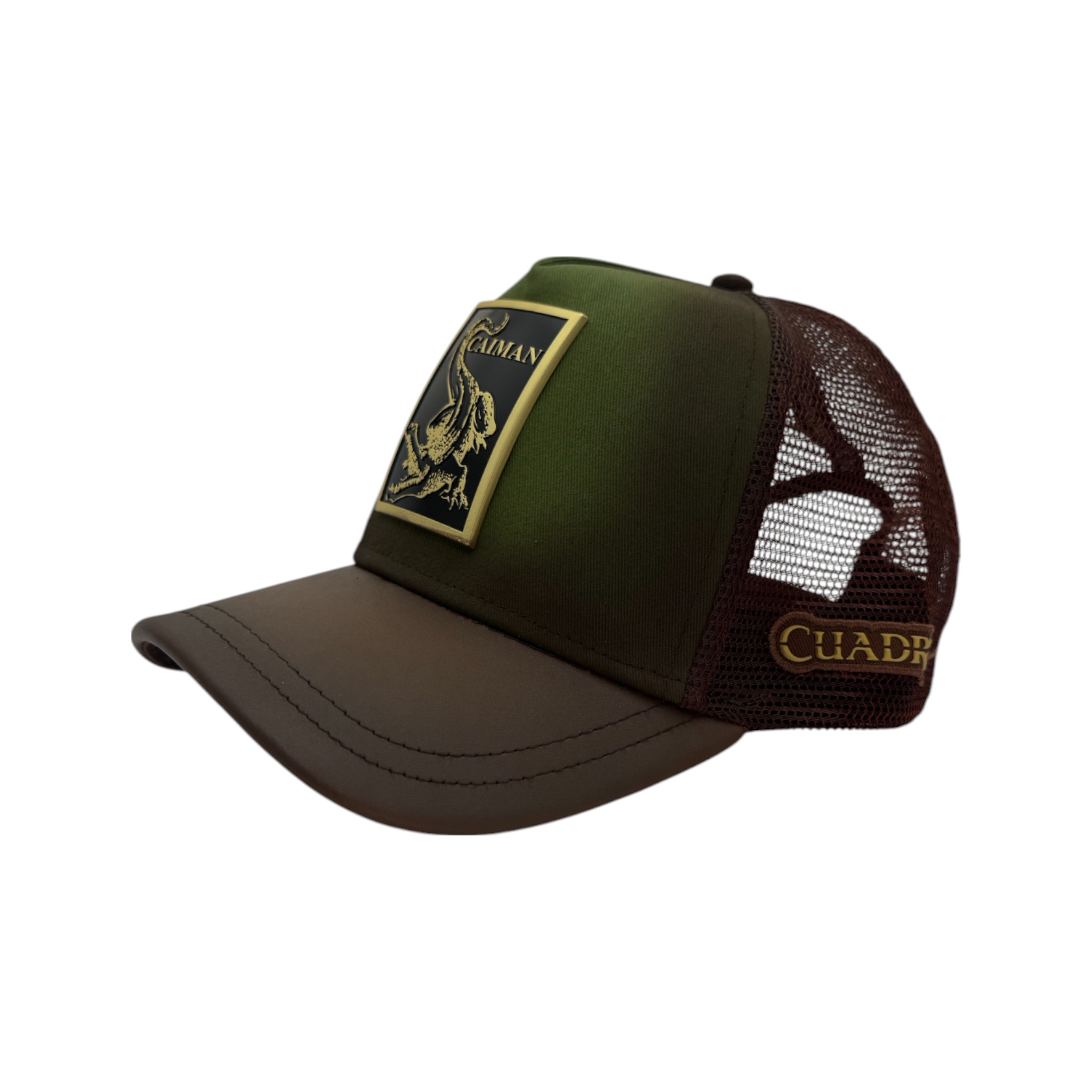 IMG_7802-Photoroom GORRA CUADRA EN PIEL GENUINA CON DISEÑO DE CAIMAN.