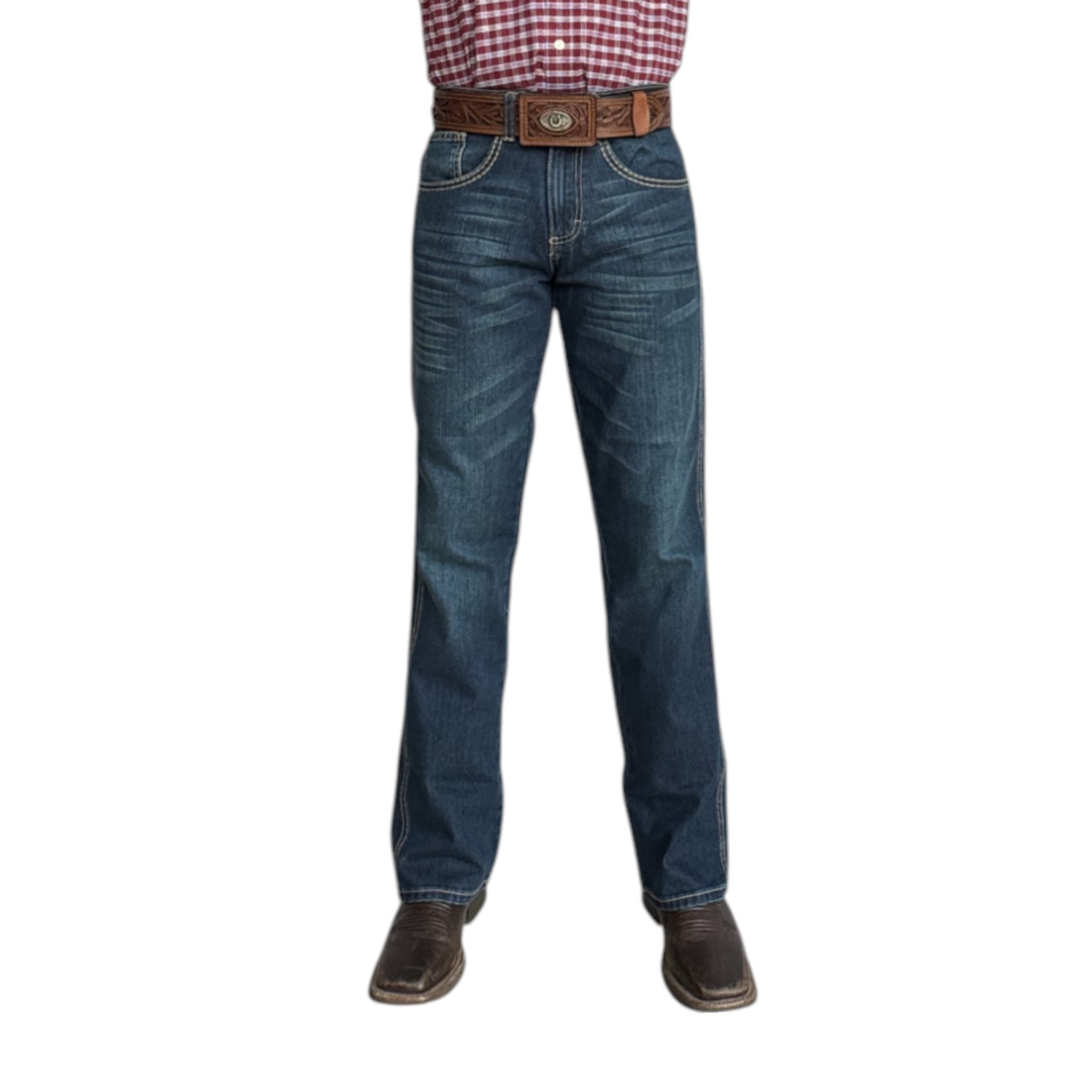 PANTALON WRANGLER 20X SLIM STRAIGHT AZUL MARINO