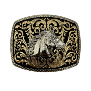 HEBILLA DE ALPACAR VAQUERA MODELO OHIO CABALLO.