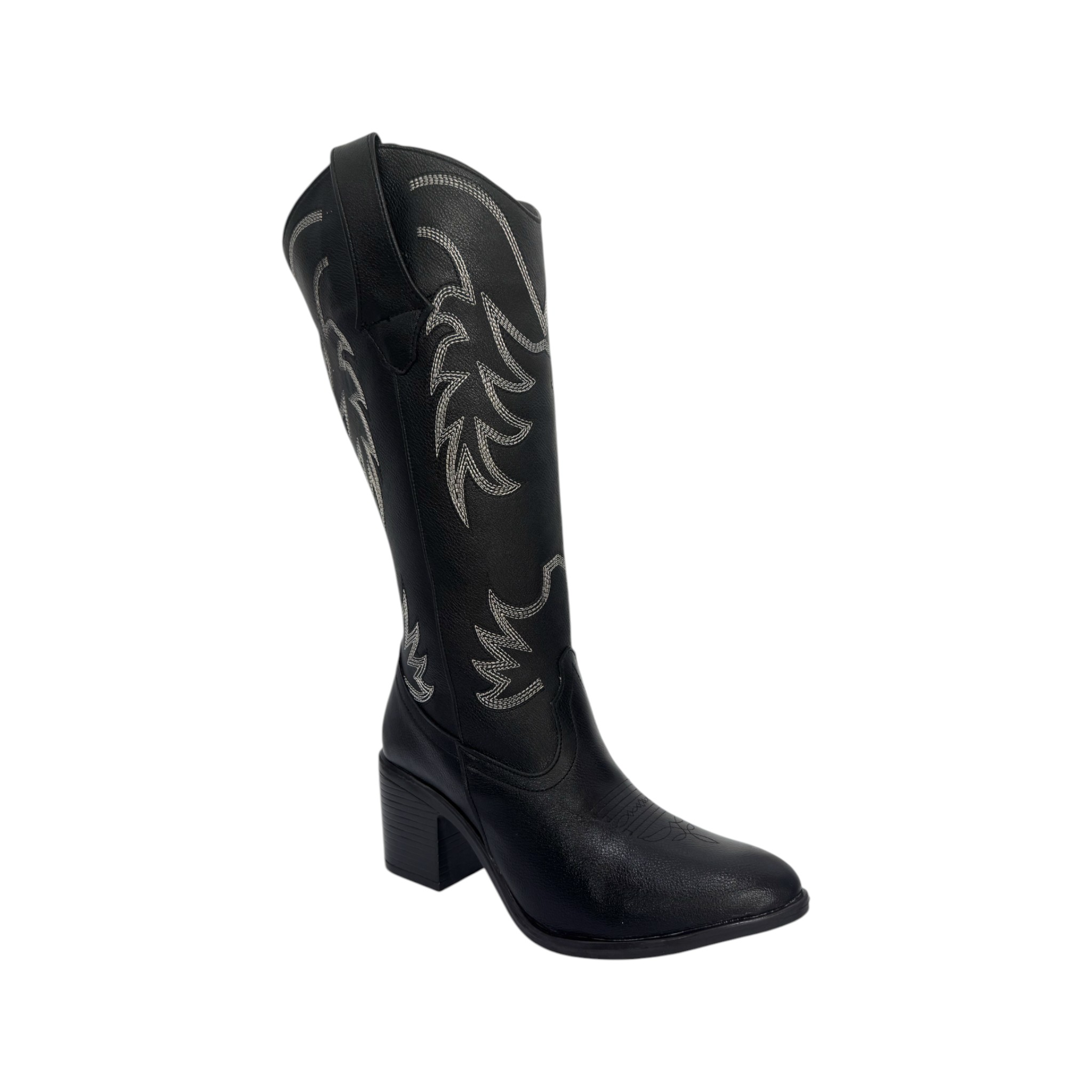 BOTA VAQUERO SM DE DAMA MOD.7025 NEGRO