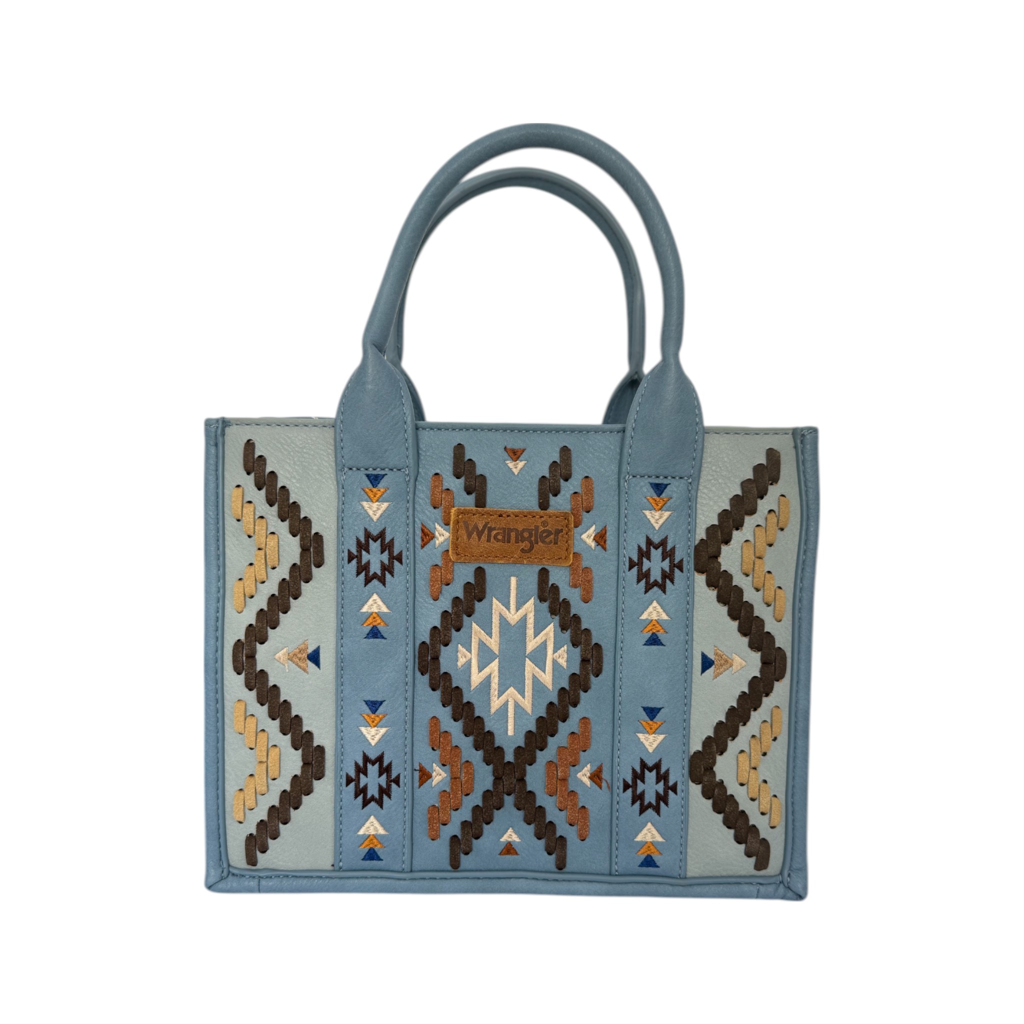 BOLSO DAMA WRANGLER AZUL CIELO PIEL 2214