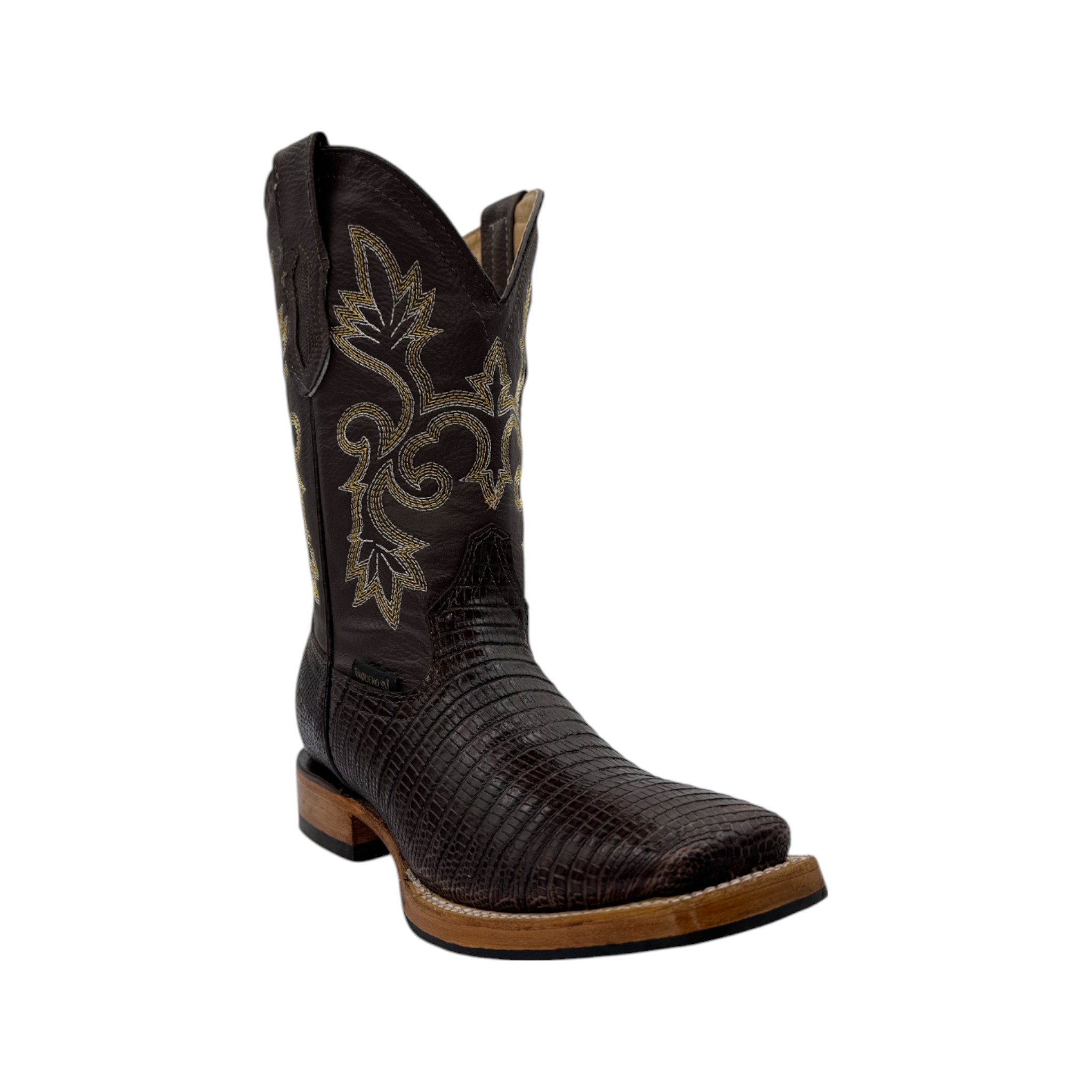 BOTA VAQUERO SM HORMA RODEO IMIT. ARMADILLO CAFÉ