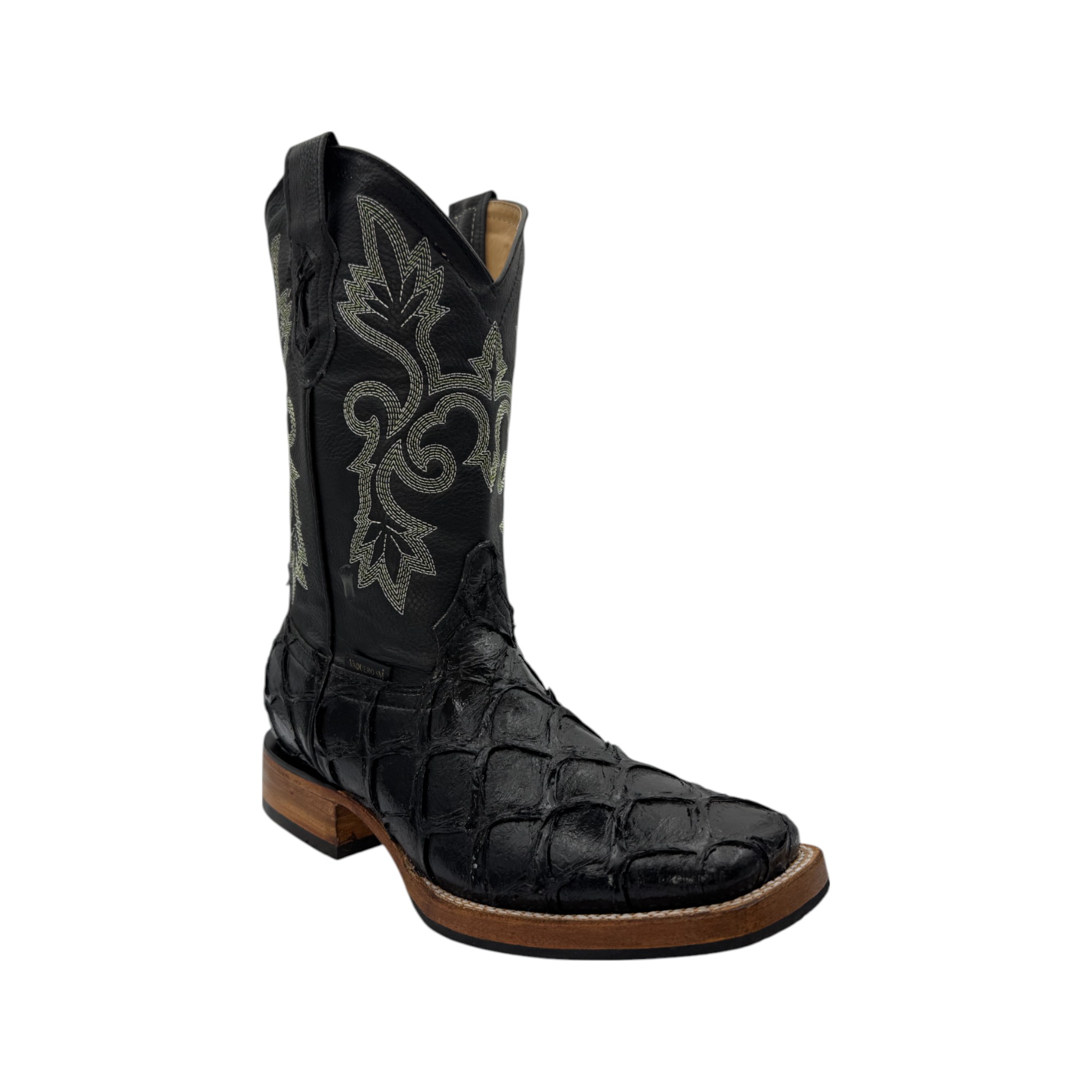 BOTA VAQUERO SM HORMA RODEO IMIT. PESCADO CAFÉ