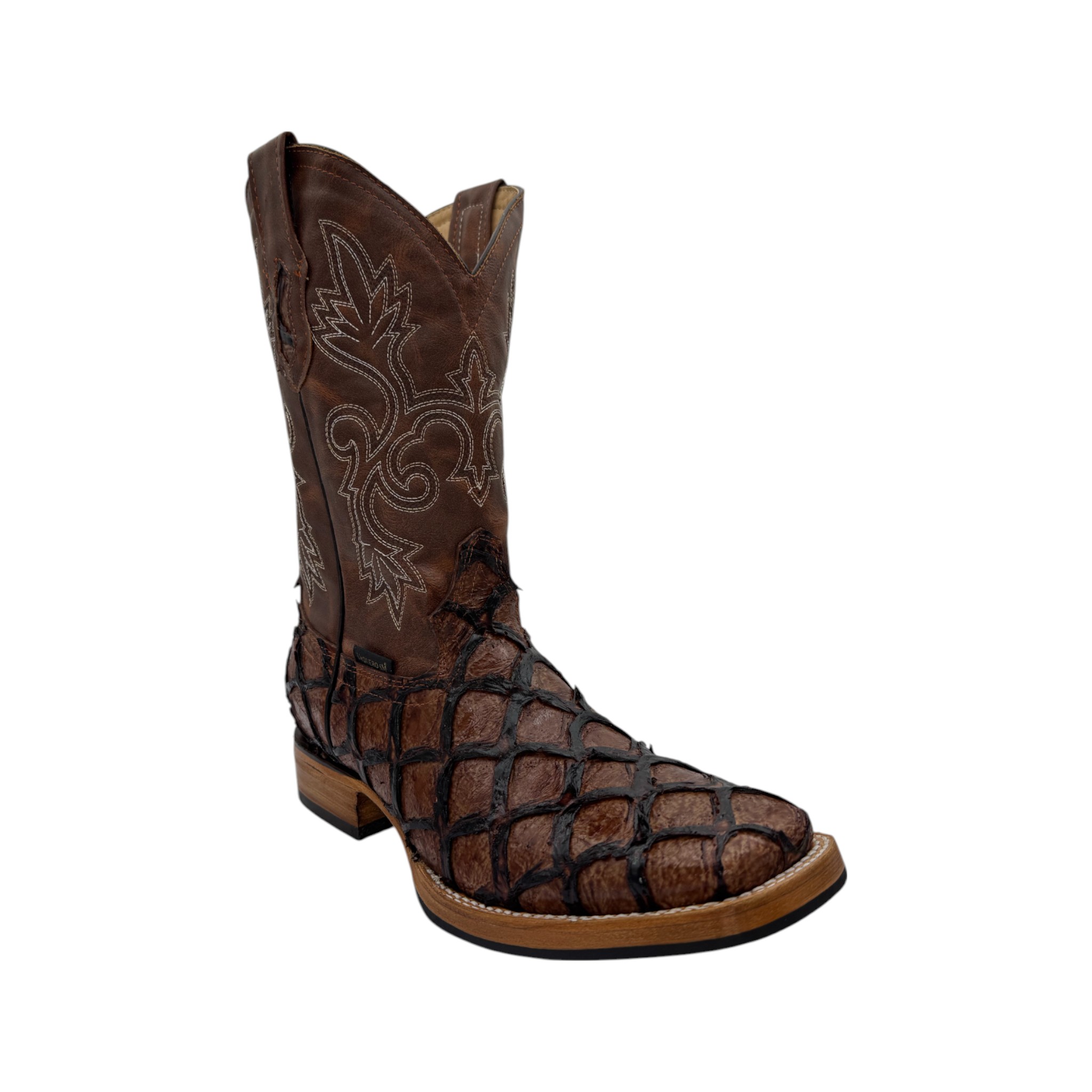 BOTA VAQUERO SM HORMA RODEO IMIT. PESCADO COÑAC