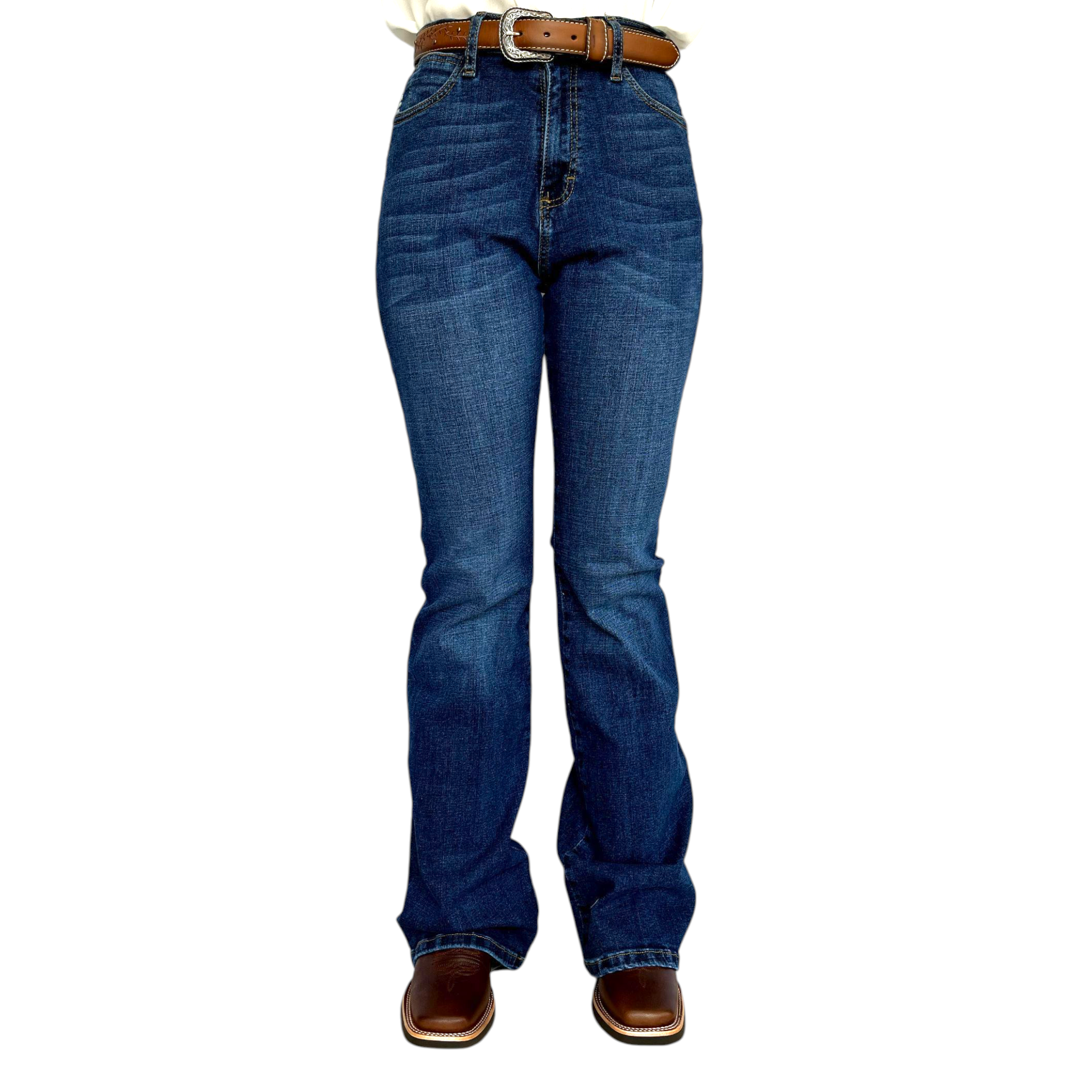 PANTALON WRANGLER DE DAMA CINTURA ALTA. MOD.112373582