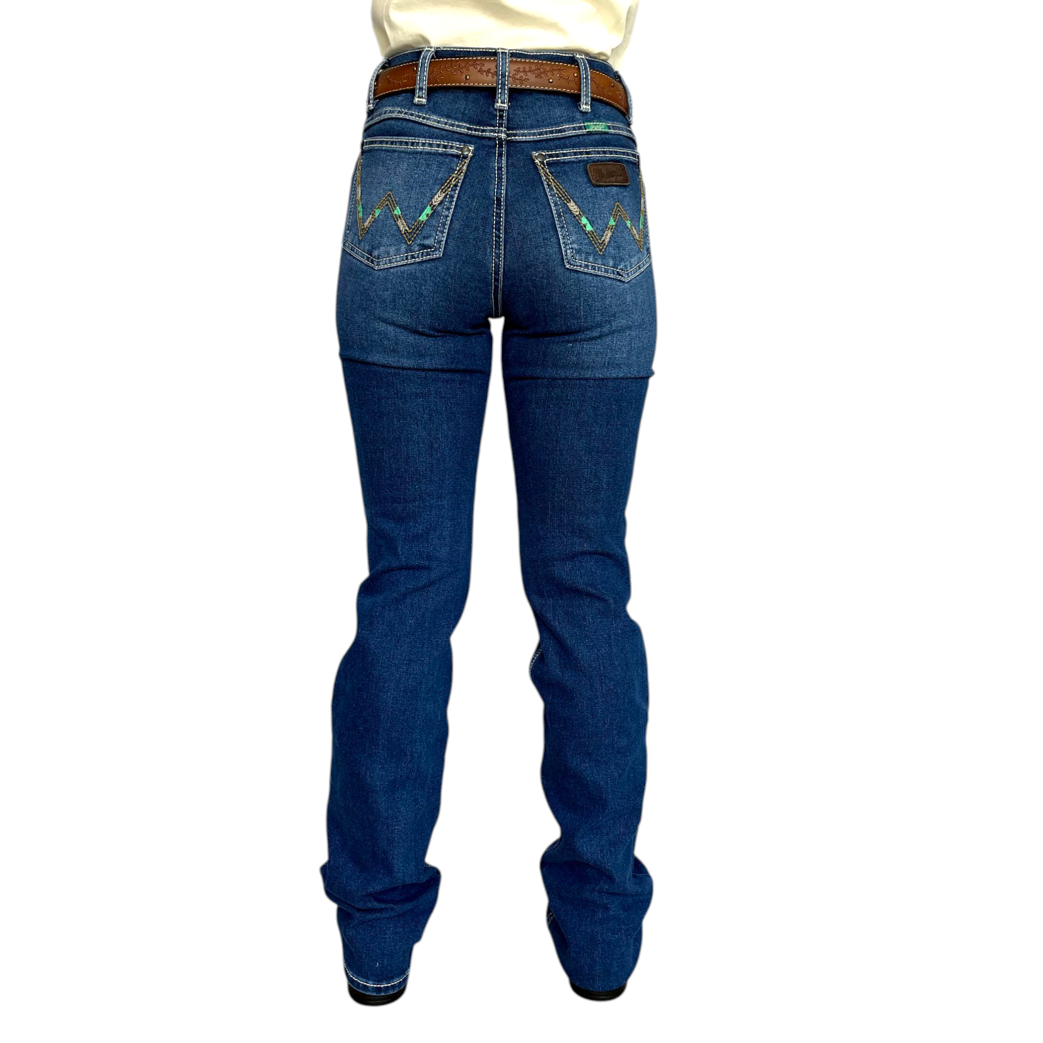 PANTALON WRANGLER DE DAMA CINTURA ALTA. MOD.112373595