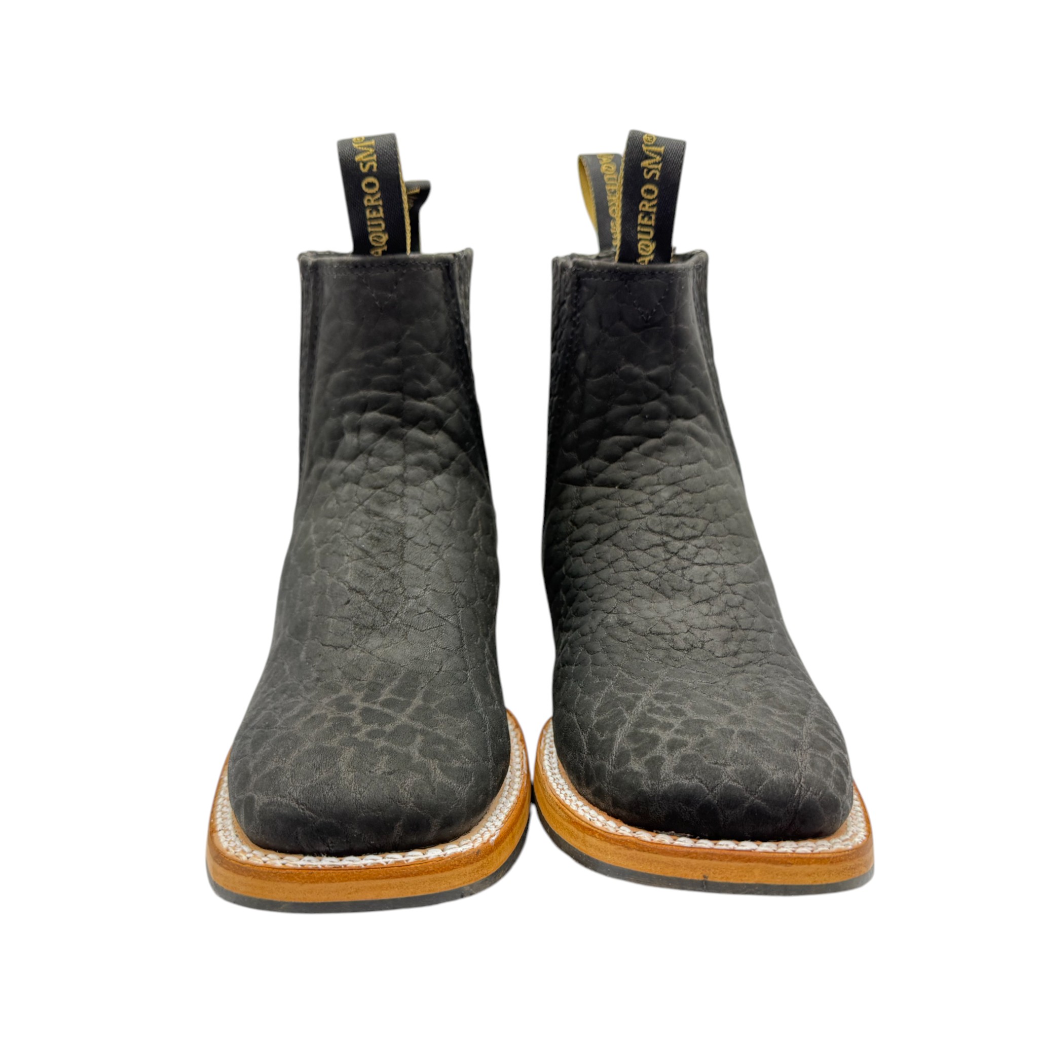 BOTIN VAQUERO SM HORMA RODEO CUELLO DE TORO NEGRO