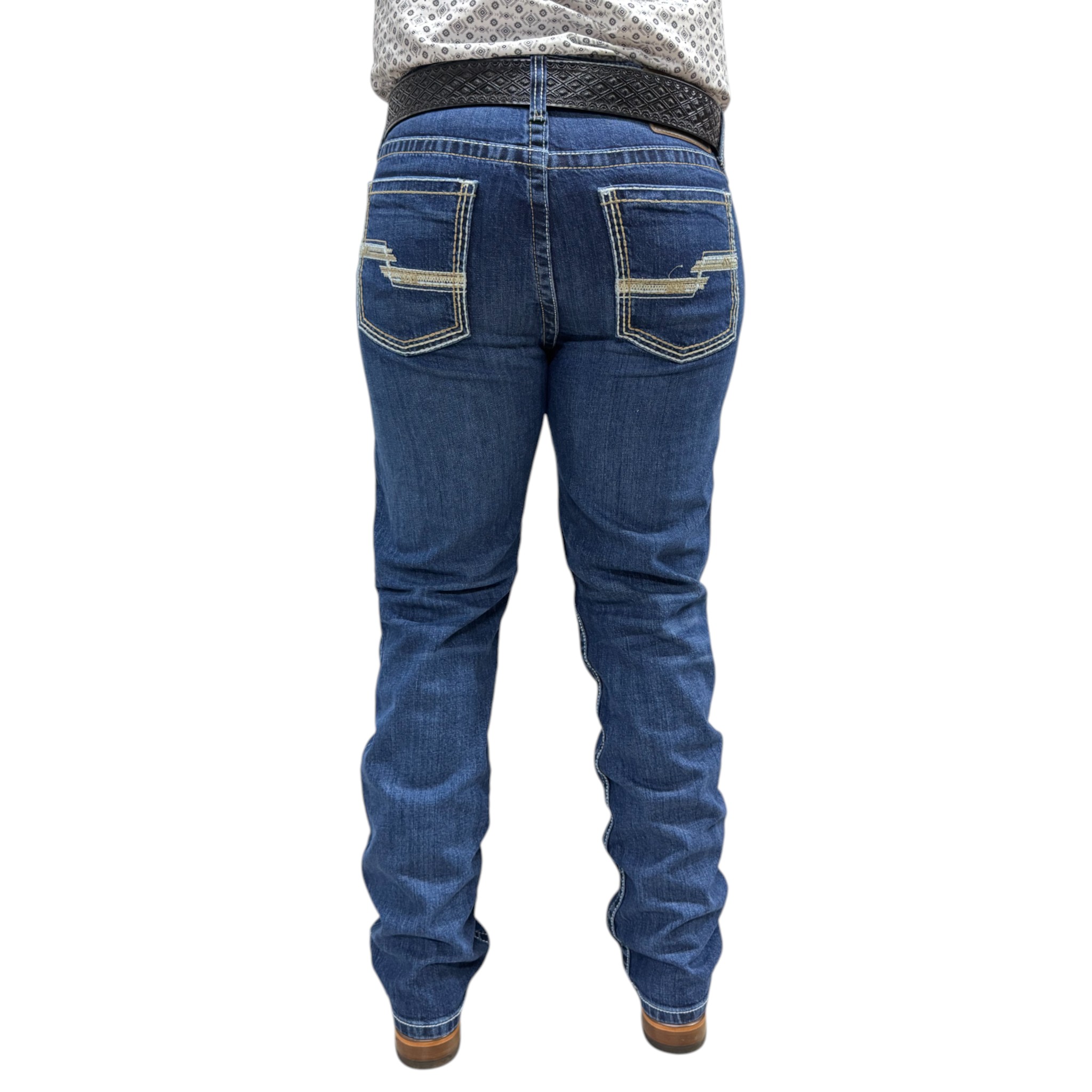 PANTALON KAJM MODELO CEBRUNO AZUL MARINO.