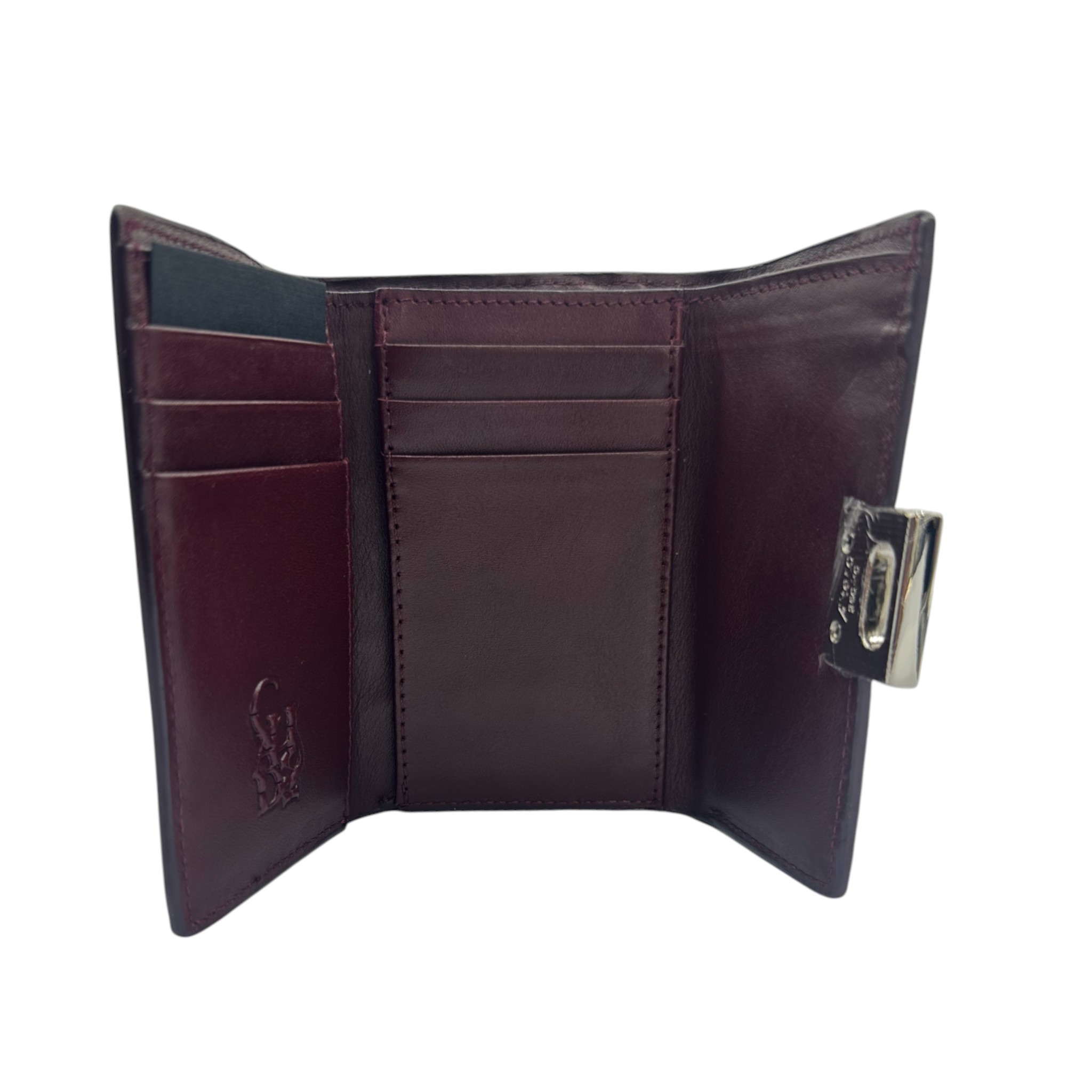 CARTERA CUADRA DE PIEL GENUINA PARA DAMA.