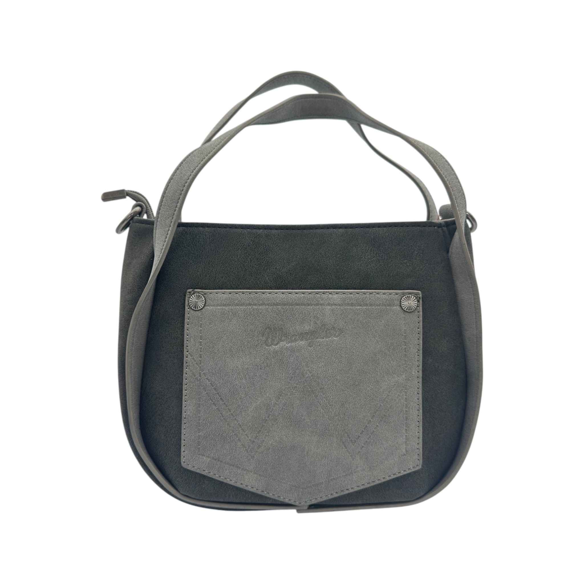 BOLSO WRANGLER PARA DAMA DE FLECOS GRIS.