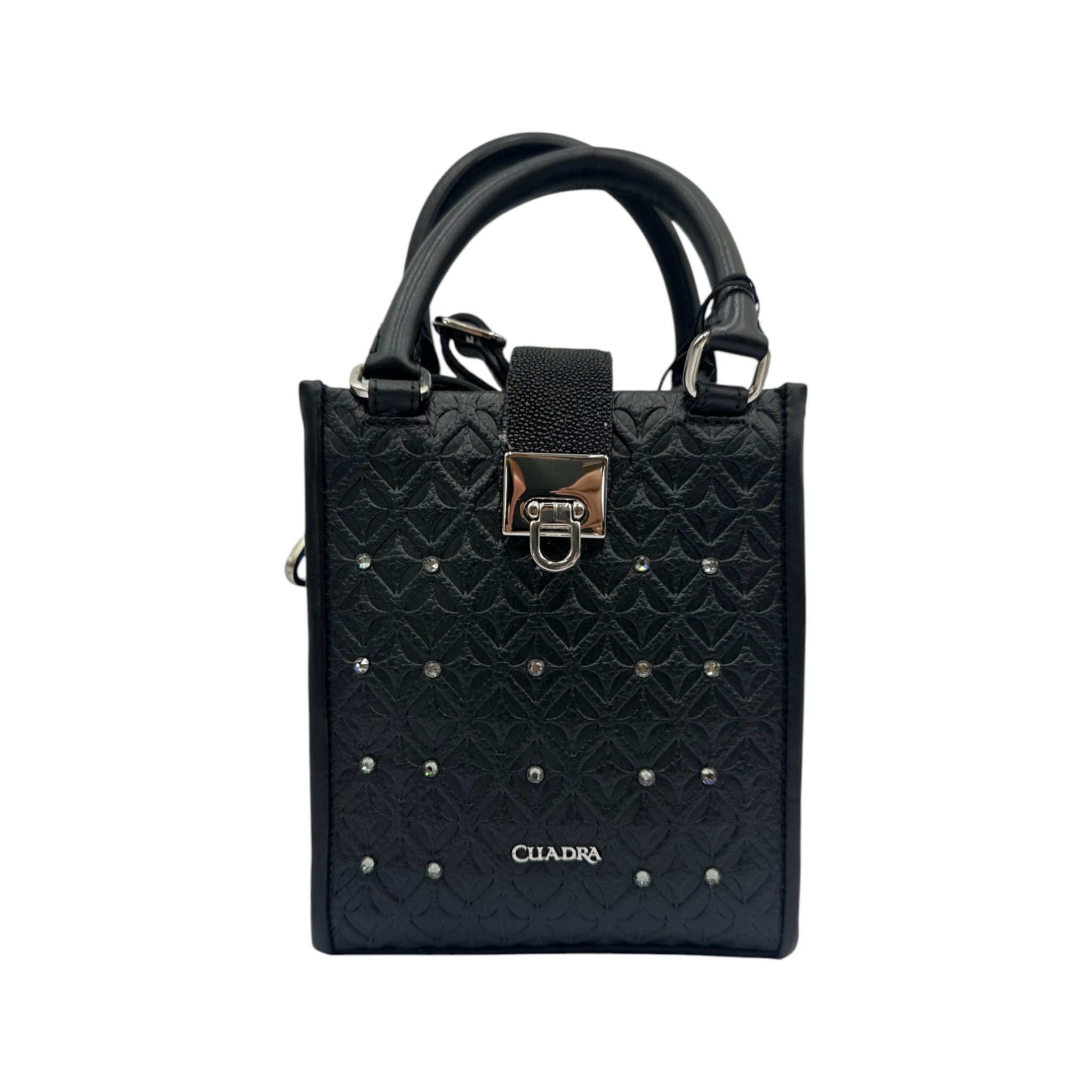 TOTE MINI EN PIEL GENUINA DE MANTARRAYA PARA DAMA.