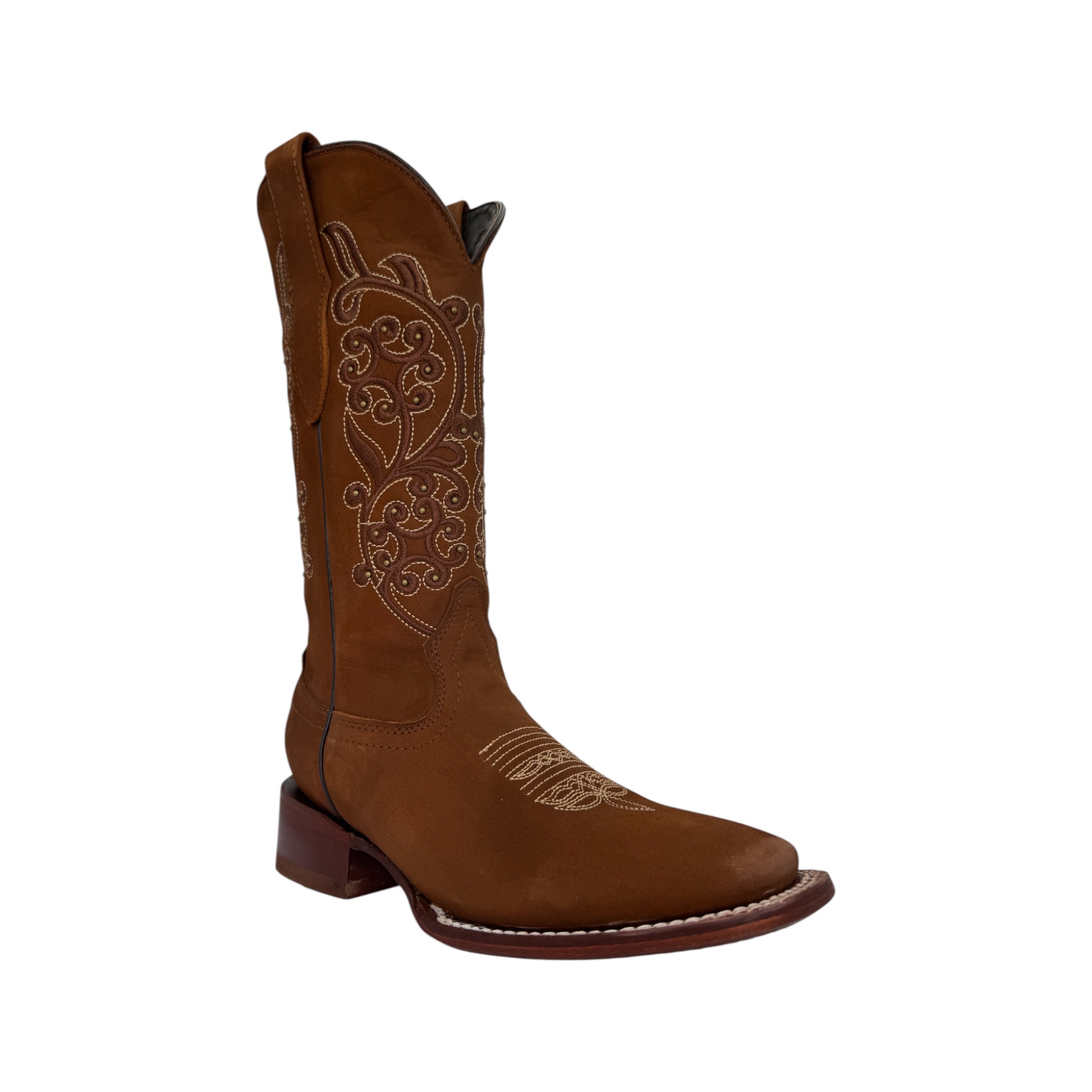 BOTA VAQUERO SM MODELO MARGARITA NOBUCK CANELA