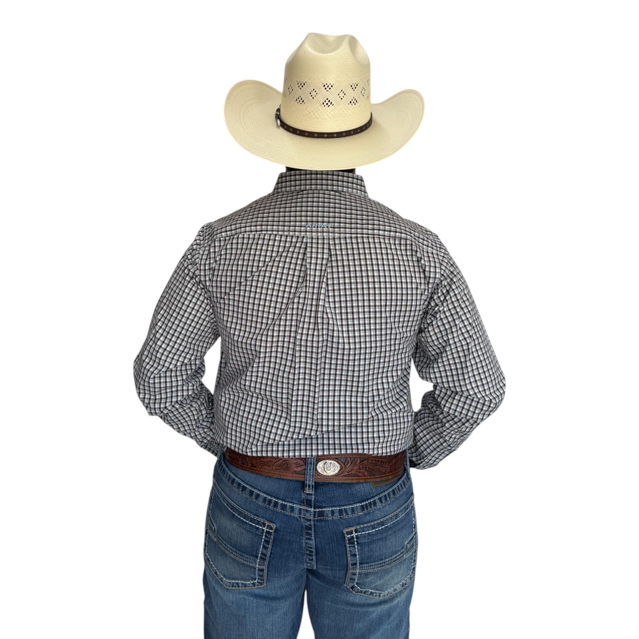 CAMISA ARIAT PRO SERIES CREEK FITTED