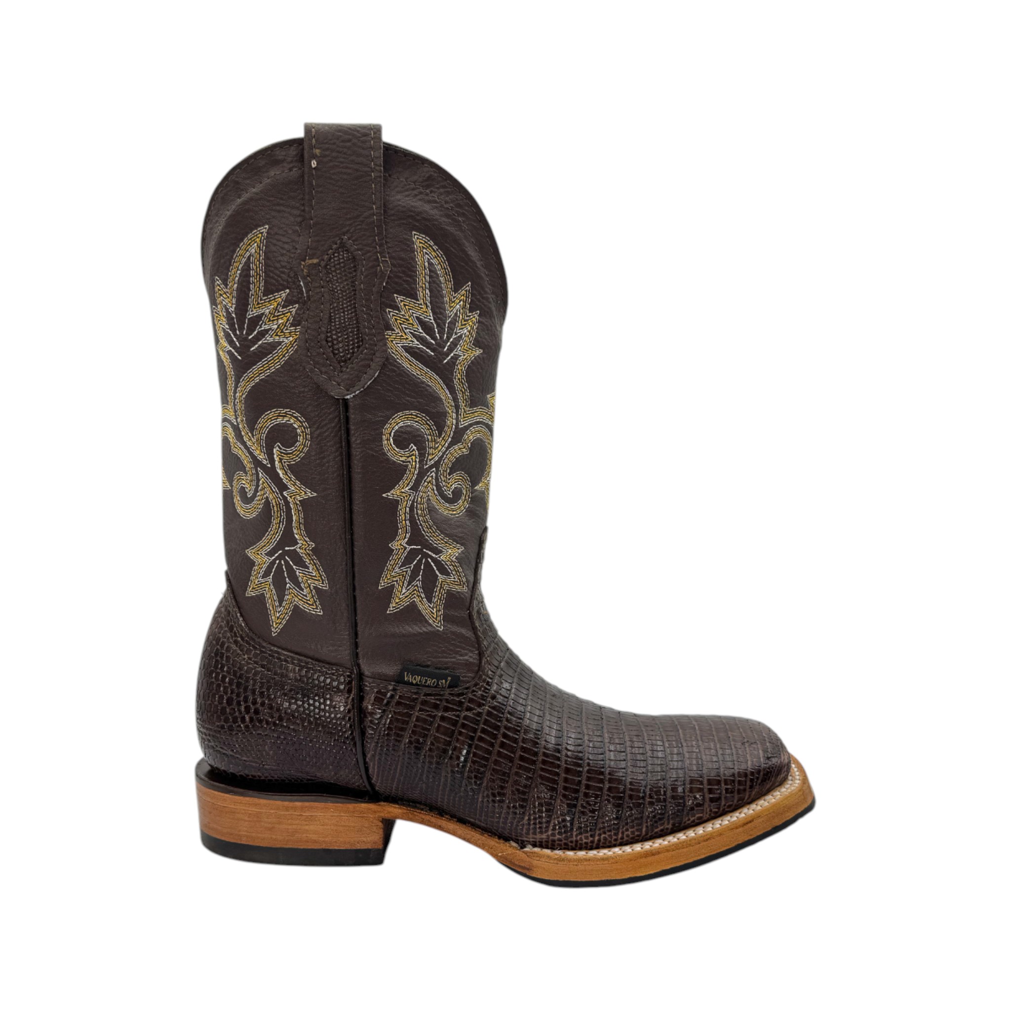 BOTA VAQUERO SM HORMA RODEO IMIT. ARMADILLO CAFE.