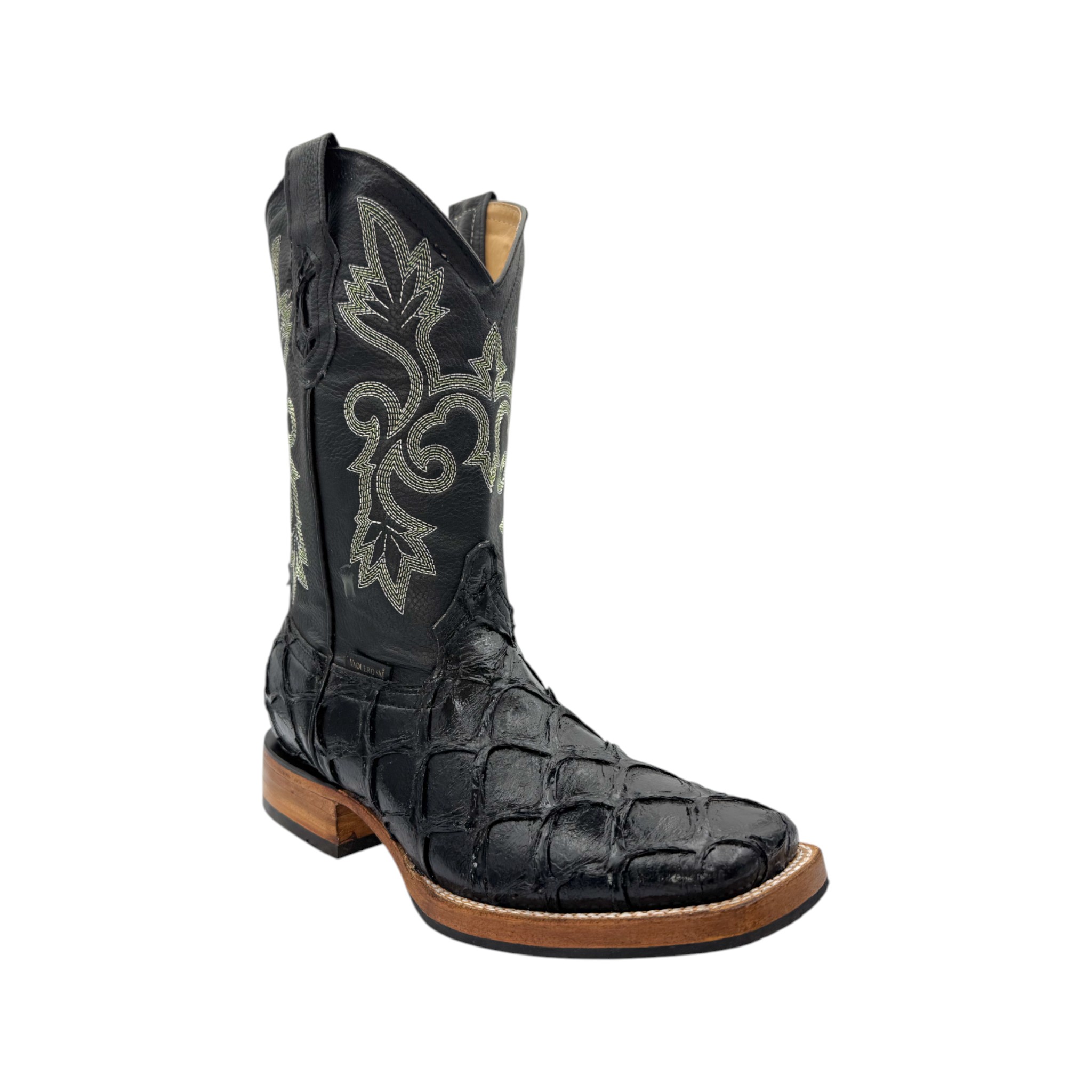BOTA VAQUERO SM HORMA RODEO IMIT. PESCADO NEGRO.