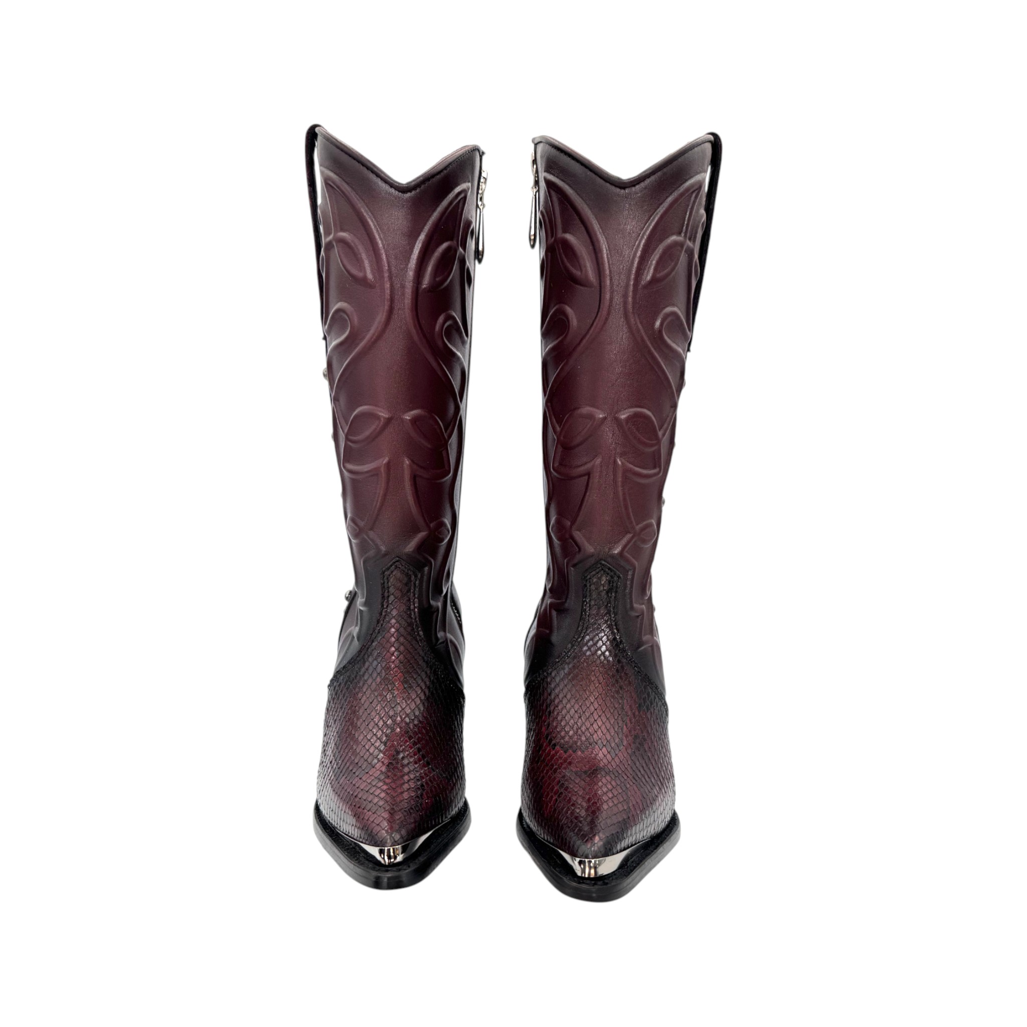 BOTA CASUAL EN PIEL GENUINA PARA DAMA EN PIEL DE PITON.