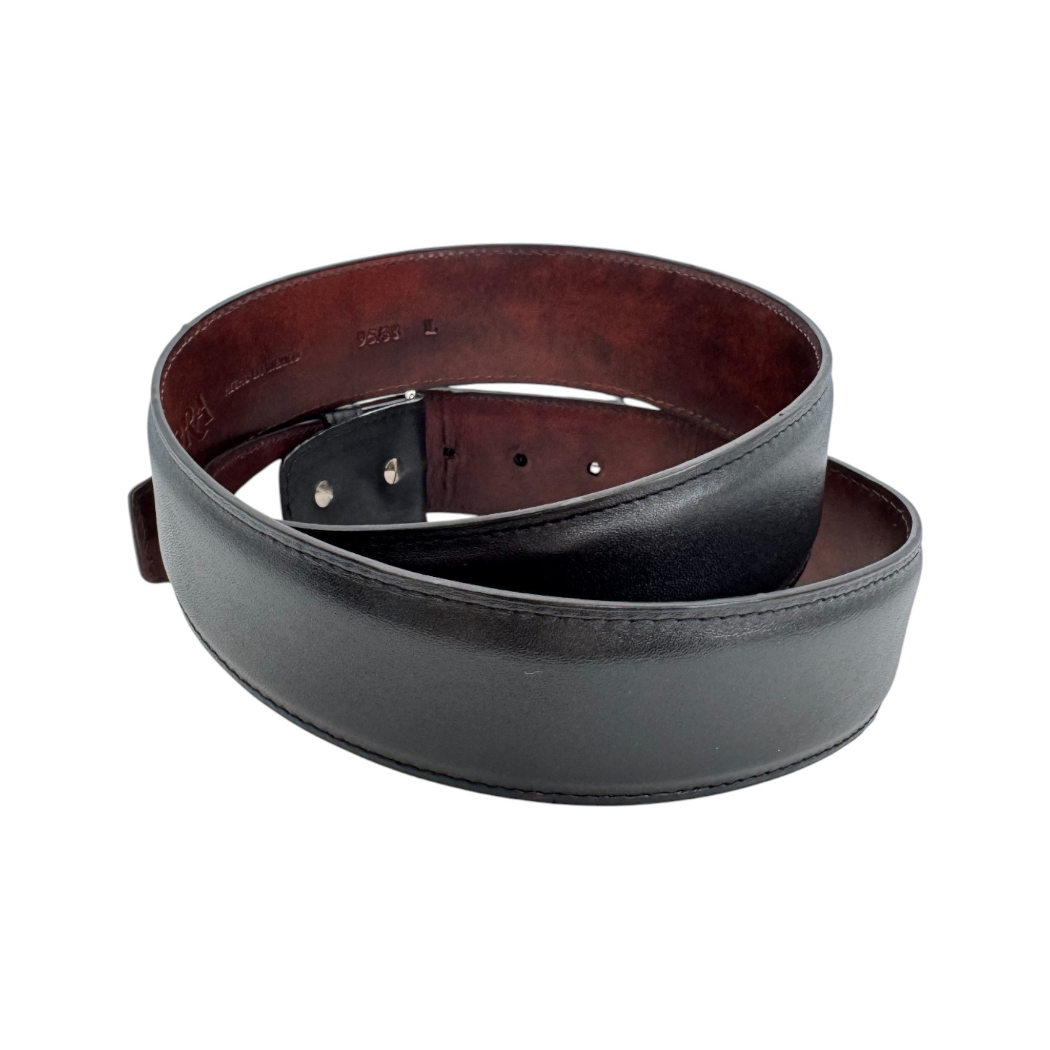 CINTURON VAQUERO PARA CABALLERO EN PIEL GENUINA.