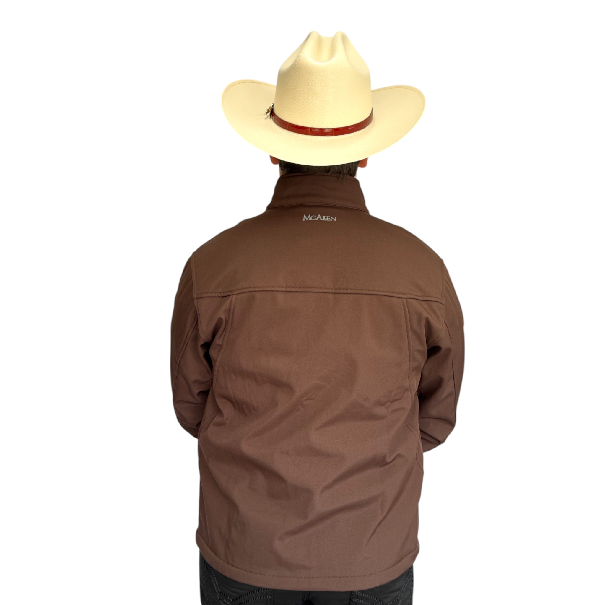 CHAMARRA MCALLEN CAFÉ SPANDEX.