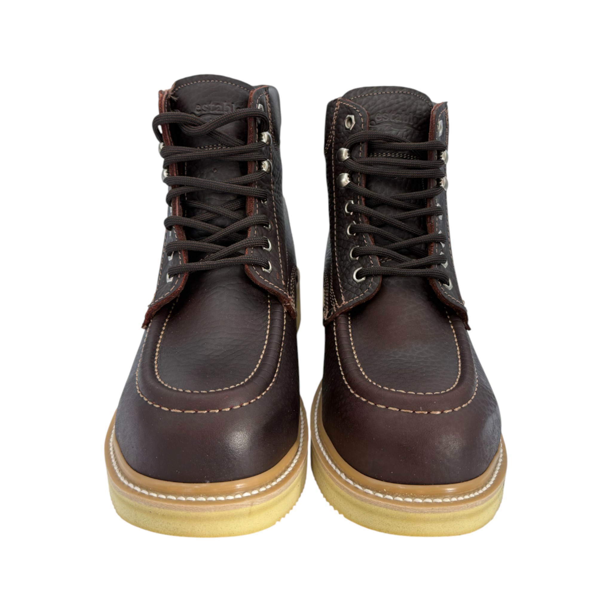 BOTA ESTABLO DE AGUJETA CON CASCO DE TRABAJO SHEDRON.