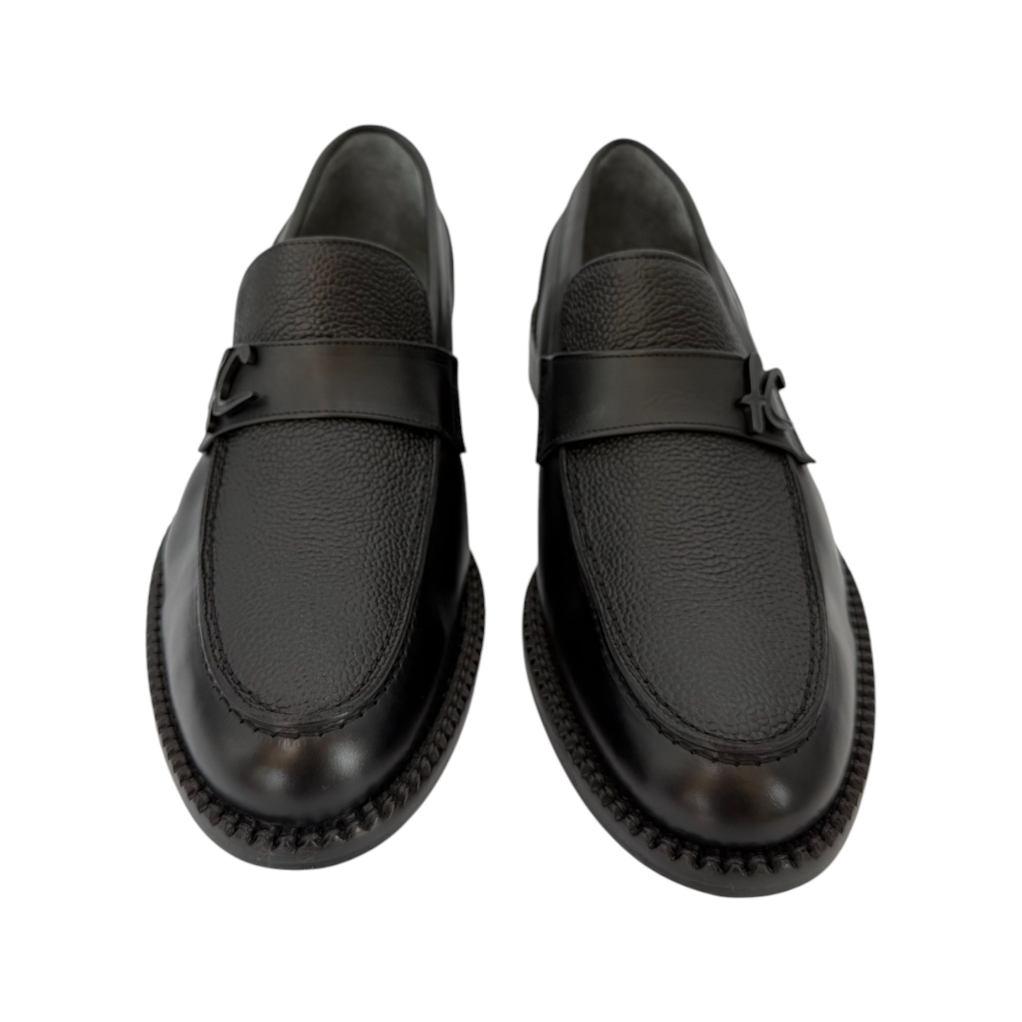 MOCASIN CUADRA EN PIEL GENUINA DE RES.