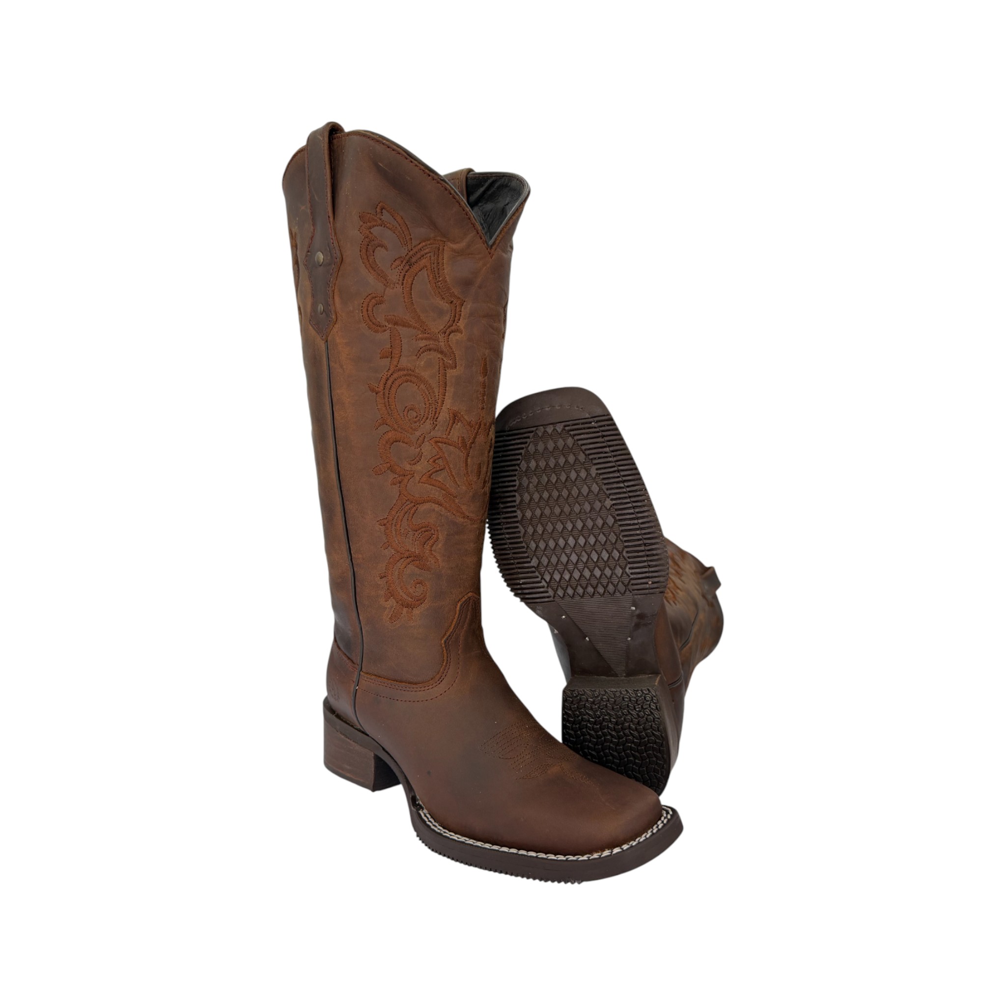 BOTA CABALLO DORADO HORMA RODEO 7789 TANG.