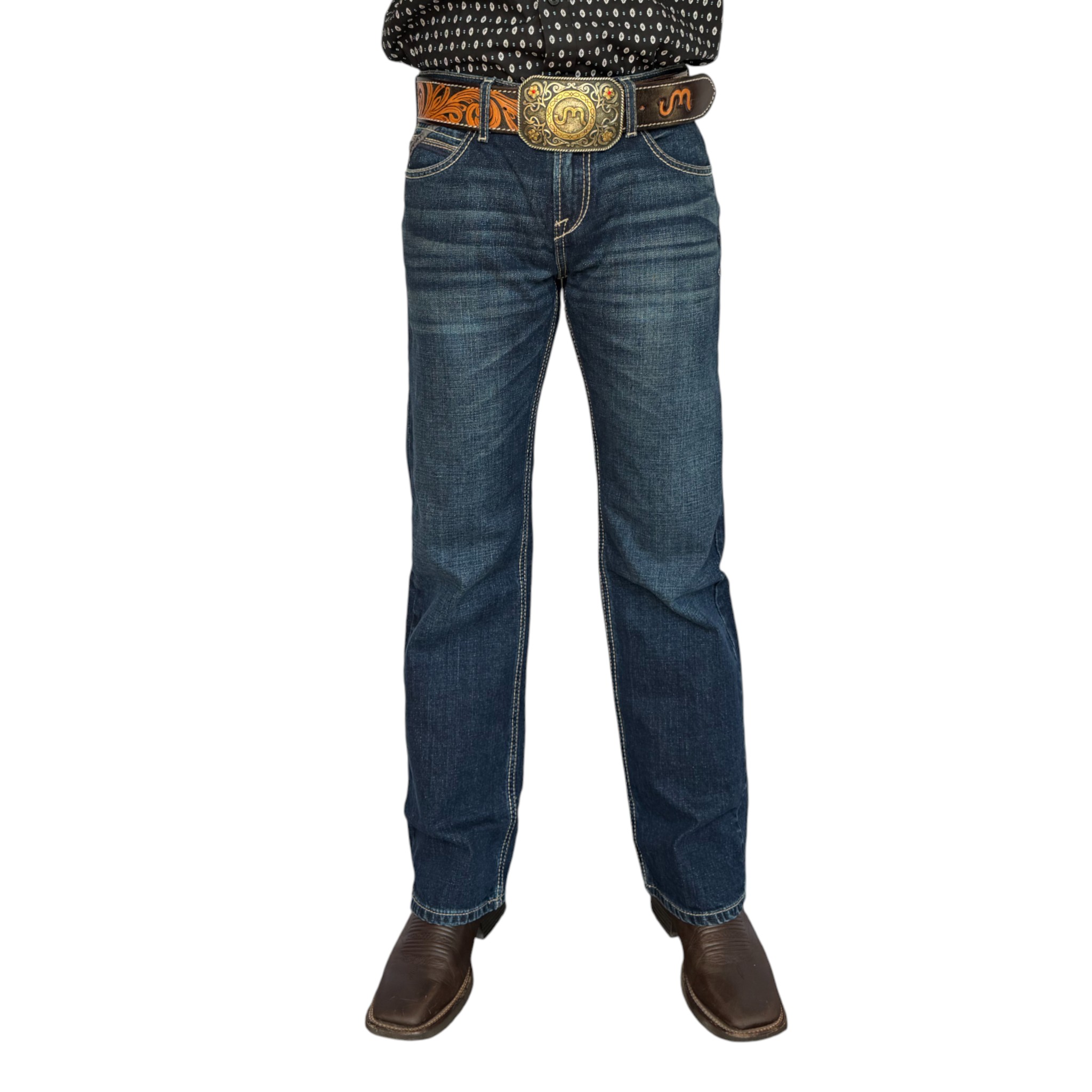 PANTALON ARIAT M7 SLIM TORO CORTE RECTO.