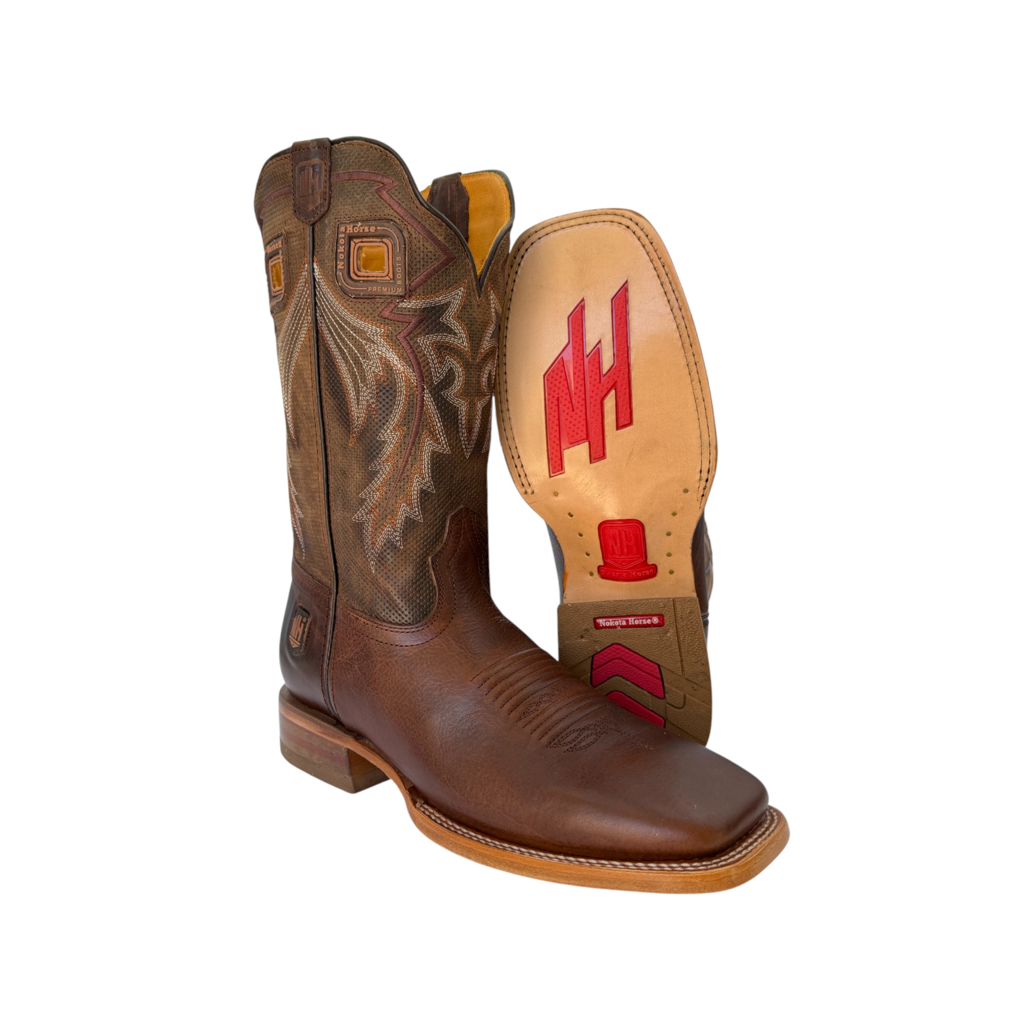 BOTA NOKOTA HORSE DE CABALLERO VAQUERA EN HORMA RODEO.