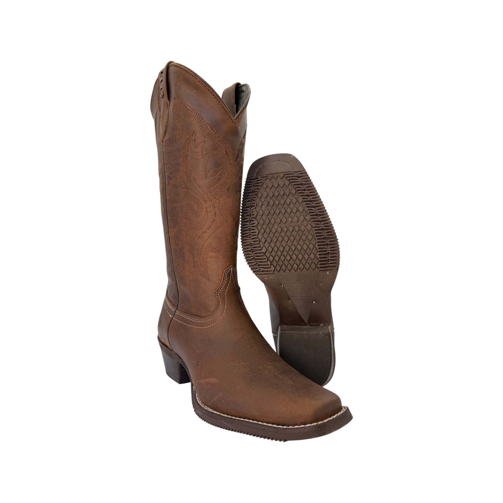 BOTA CABALLO DORADO 5782 HORMA CUADRADA LIZA TANG.