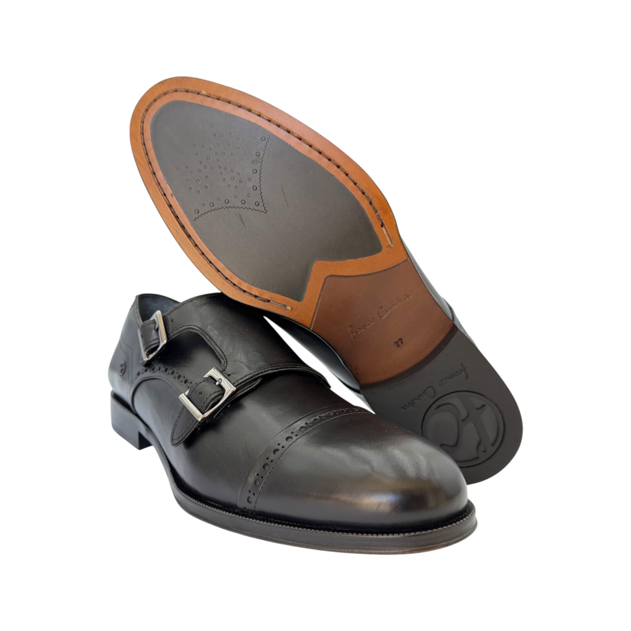 ZAPATO FRANCO CUADRA DE VESTIR NEGRO