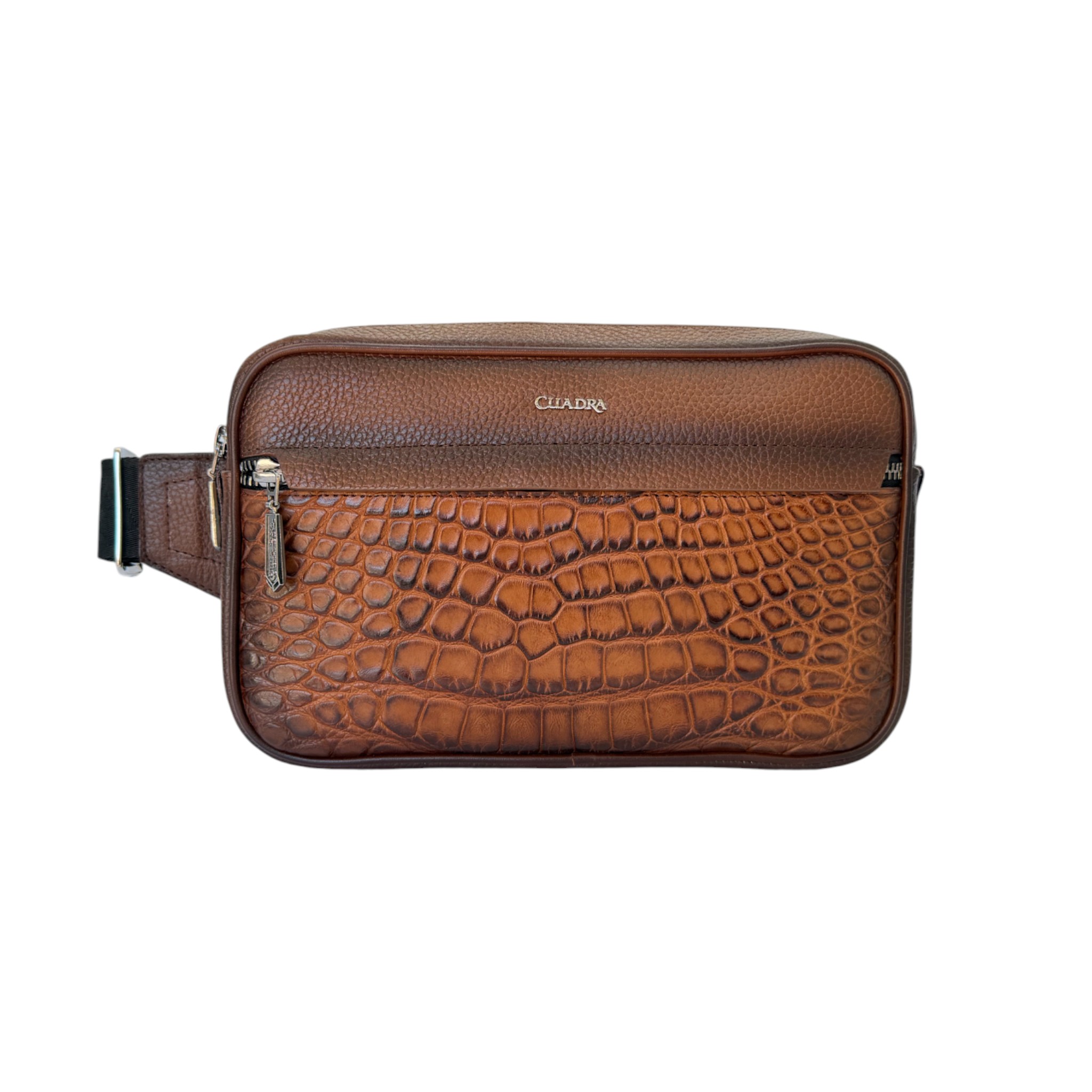 BOLSO CUADRA DE CABALLERO DE ALLIGATOR ARENA.