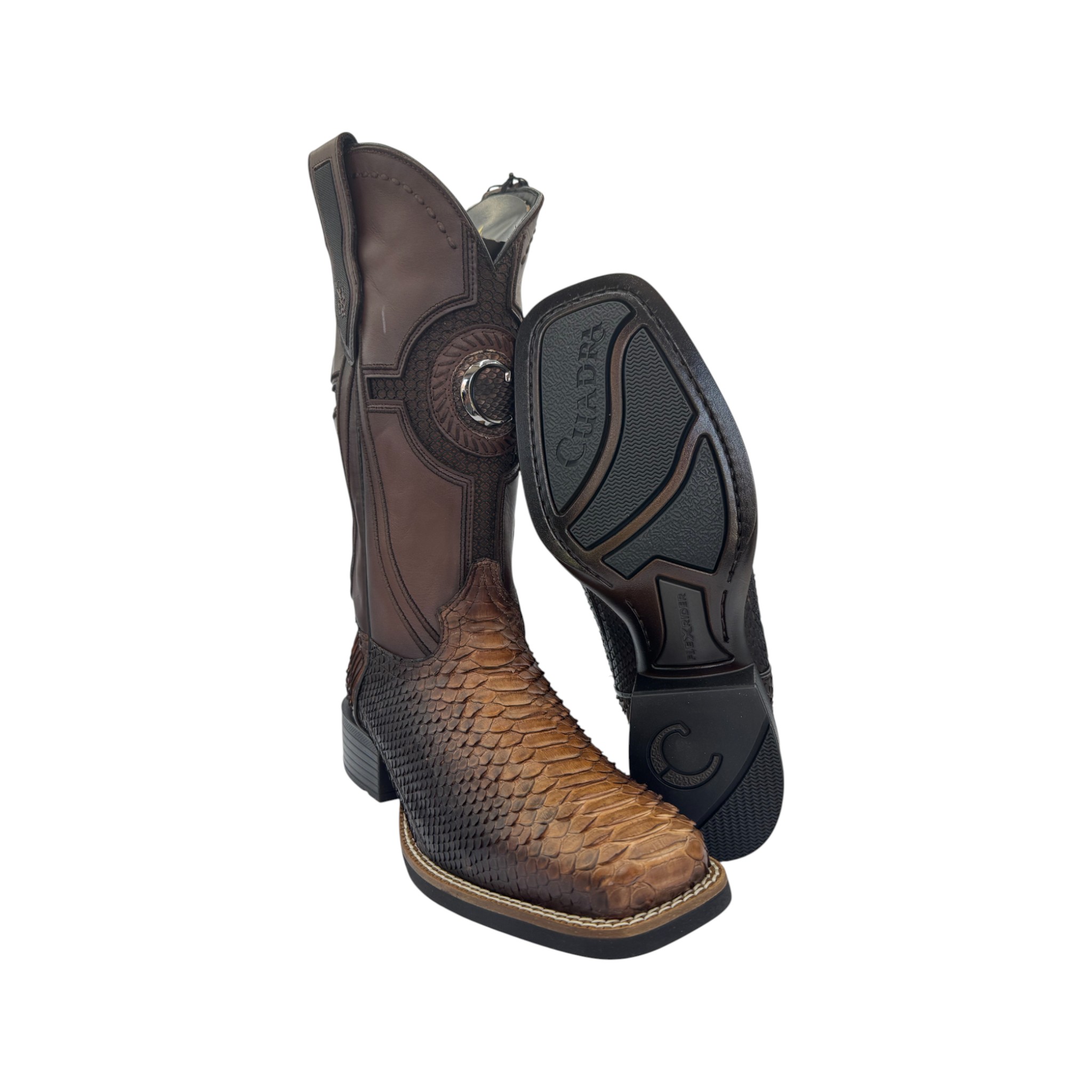 BOTA RODEO EN PIEL GENUINA DE PITÓN PARA CABALLERO