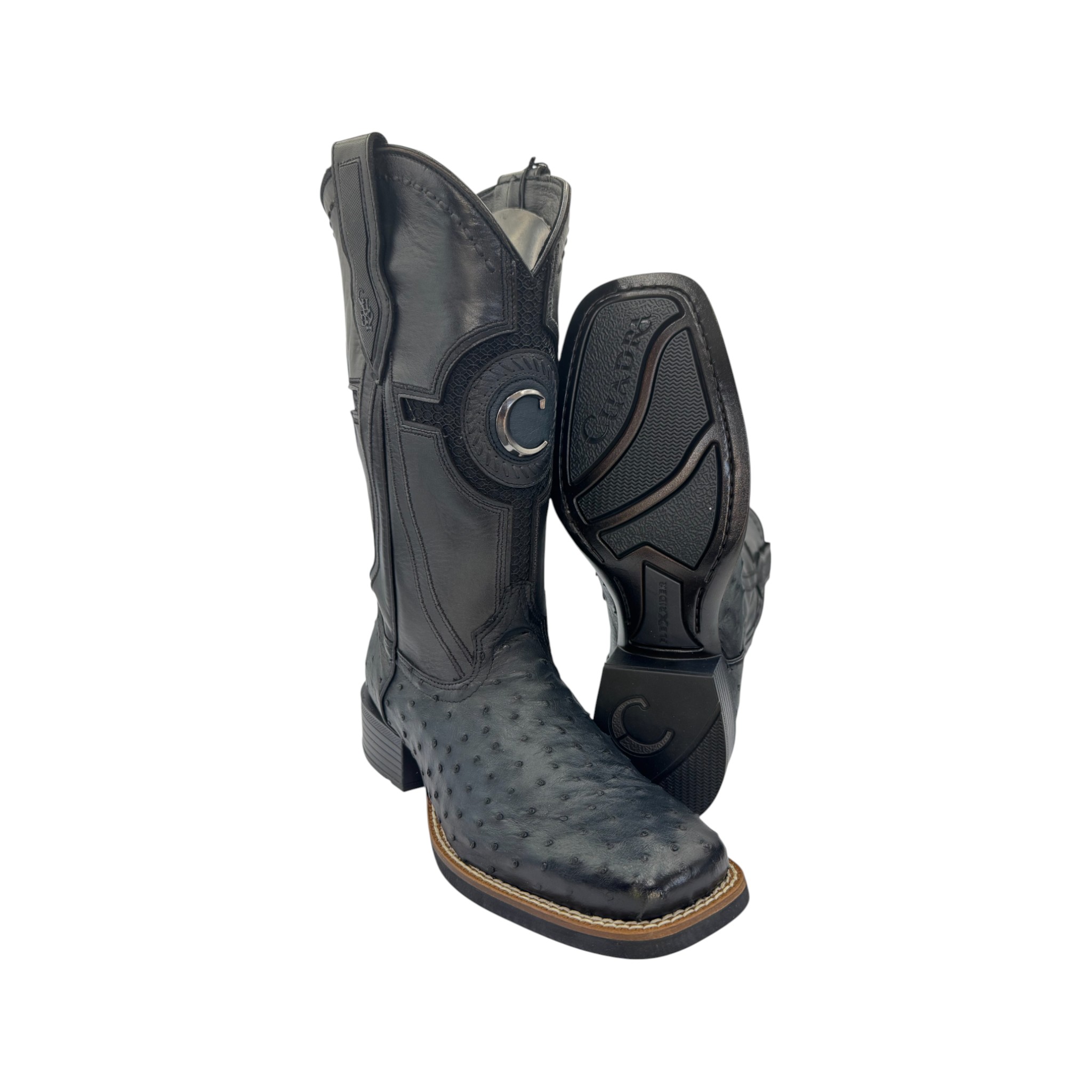 IMG_0352-Photoroom BOTA RODEO EN PIEL GENUINA DE AVESTRUZ PARA CABALLERO