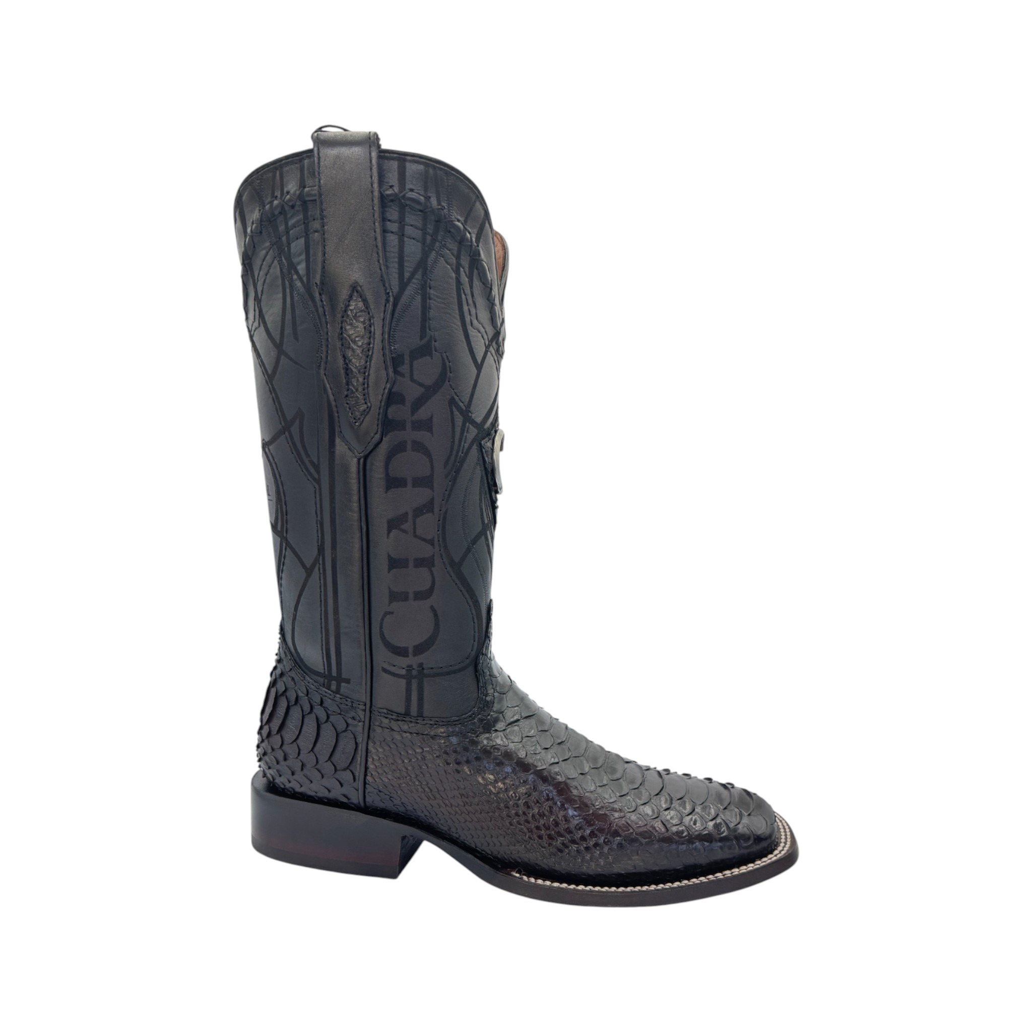 BOTA RODEO EN PIEL GENUINA DE PITÓN PARA CABALLERO.