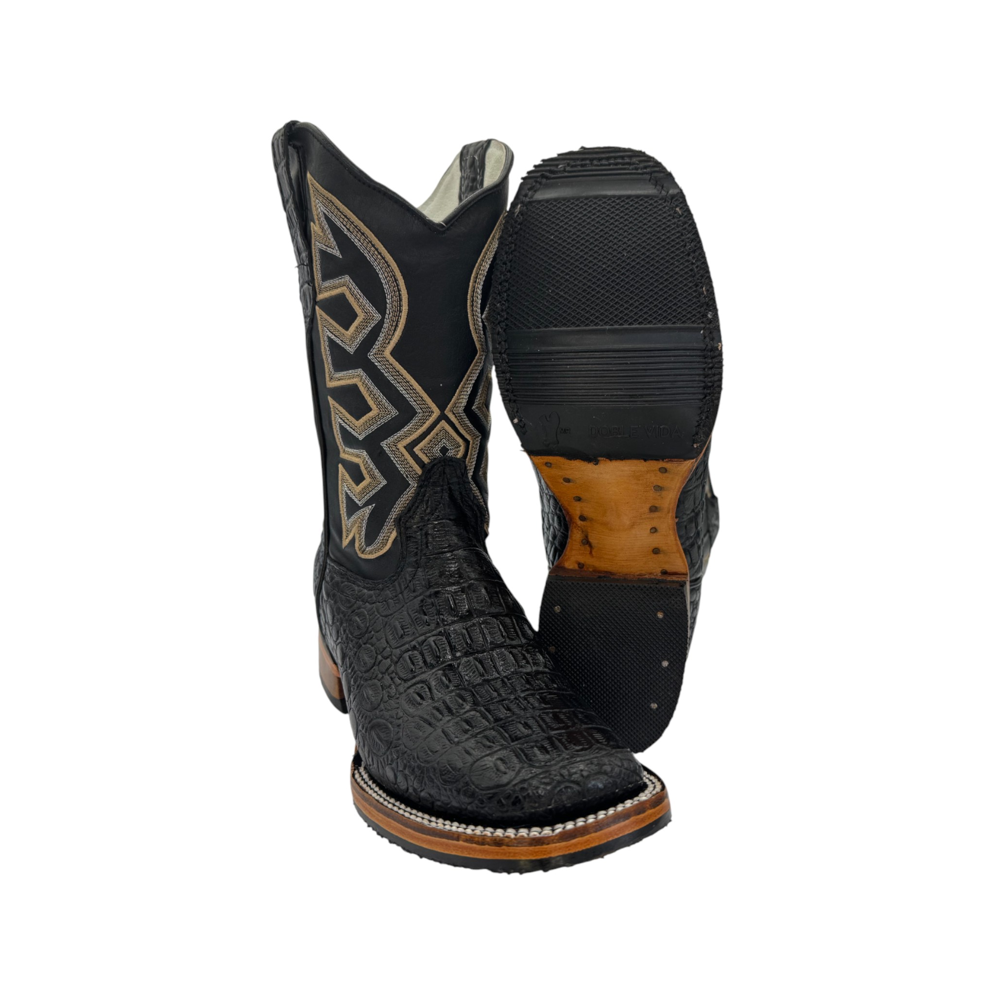 BOTA VAQUERO SM LOMO IMIT. NEGRO