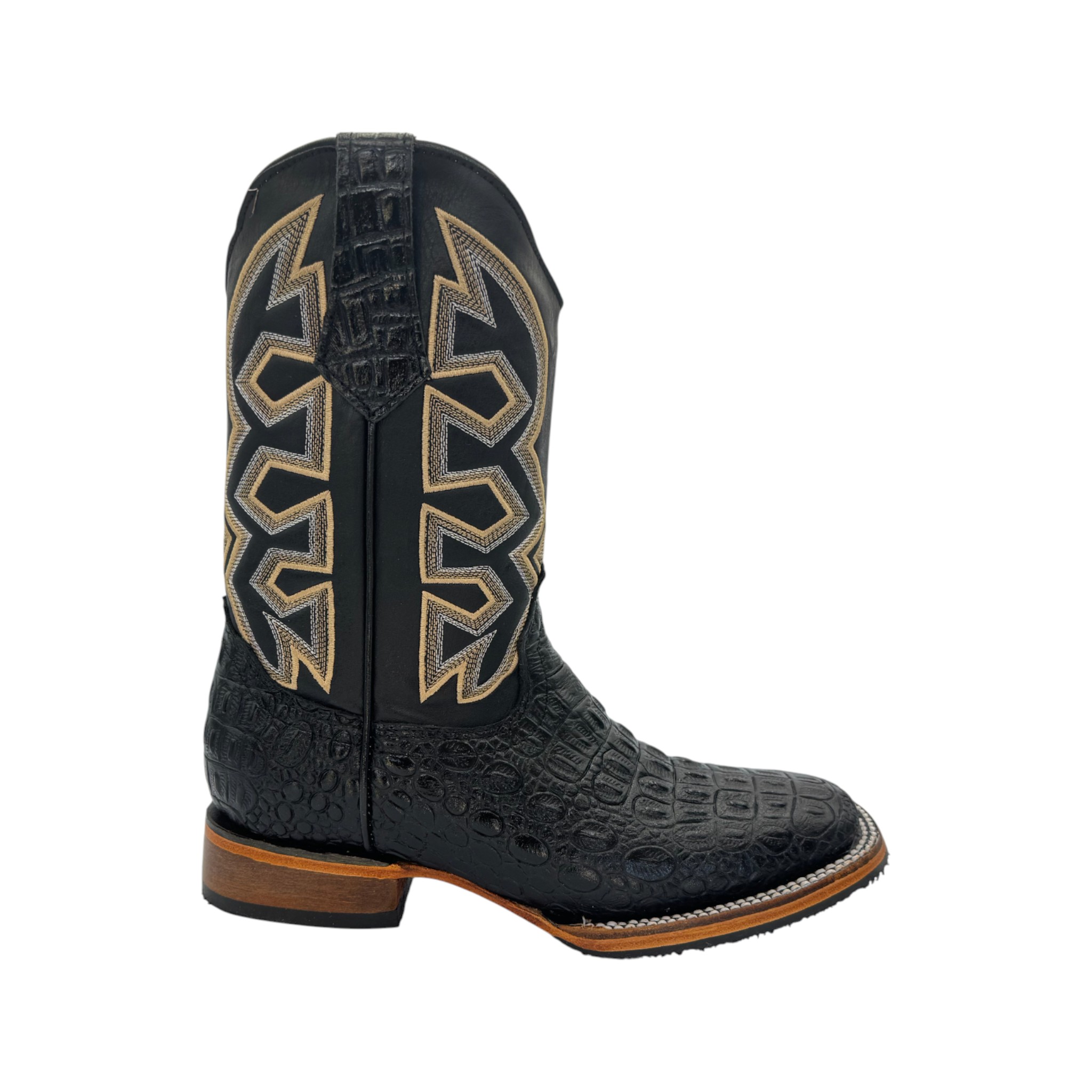 BOTA VAQUERO SM LOMO IMIT. NEGRO