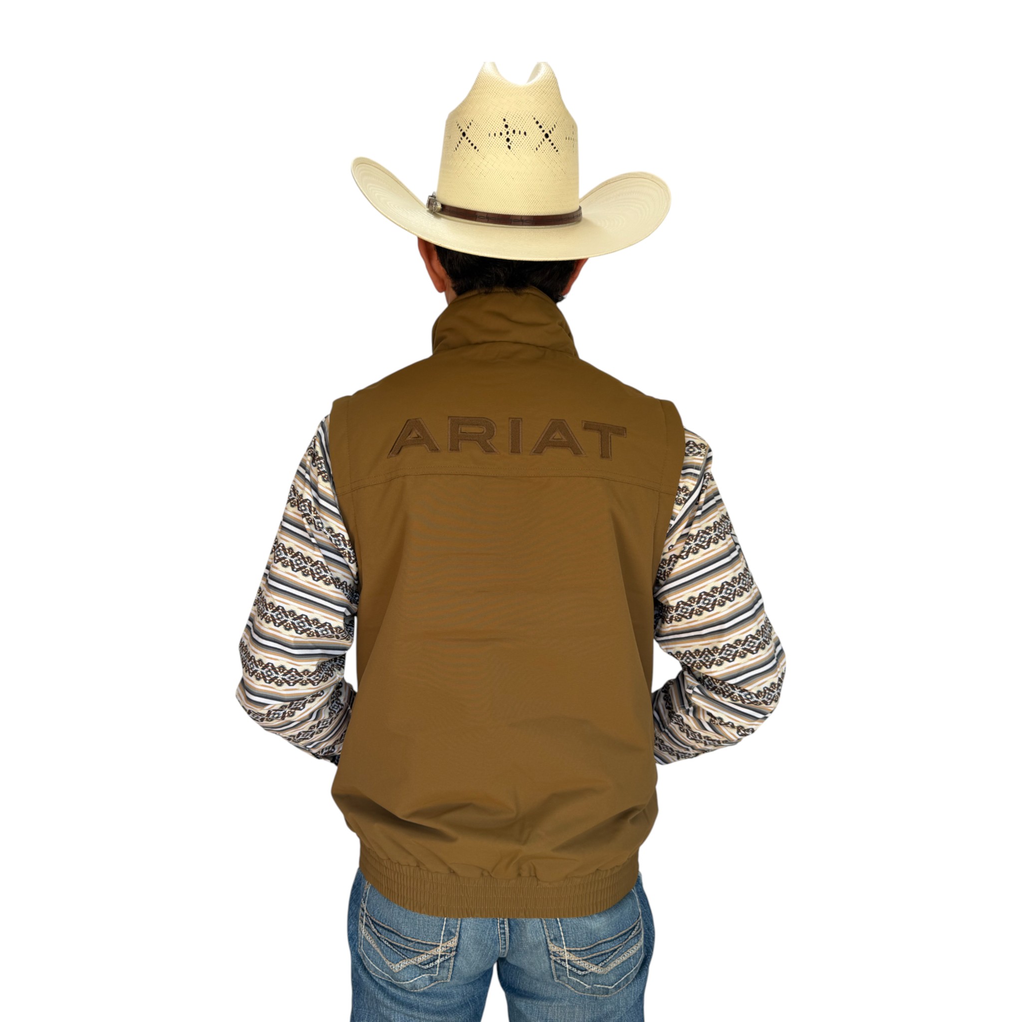 CHALECO ARIAT CABALLERO SOFTSHELL COLOR CAMEL