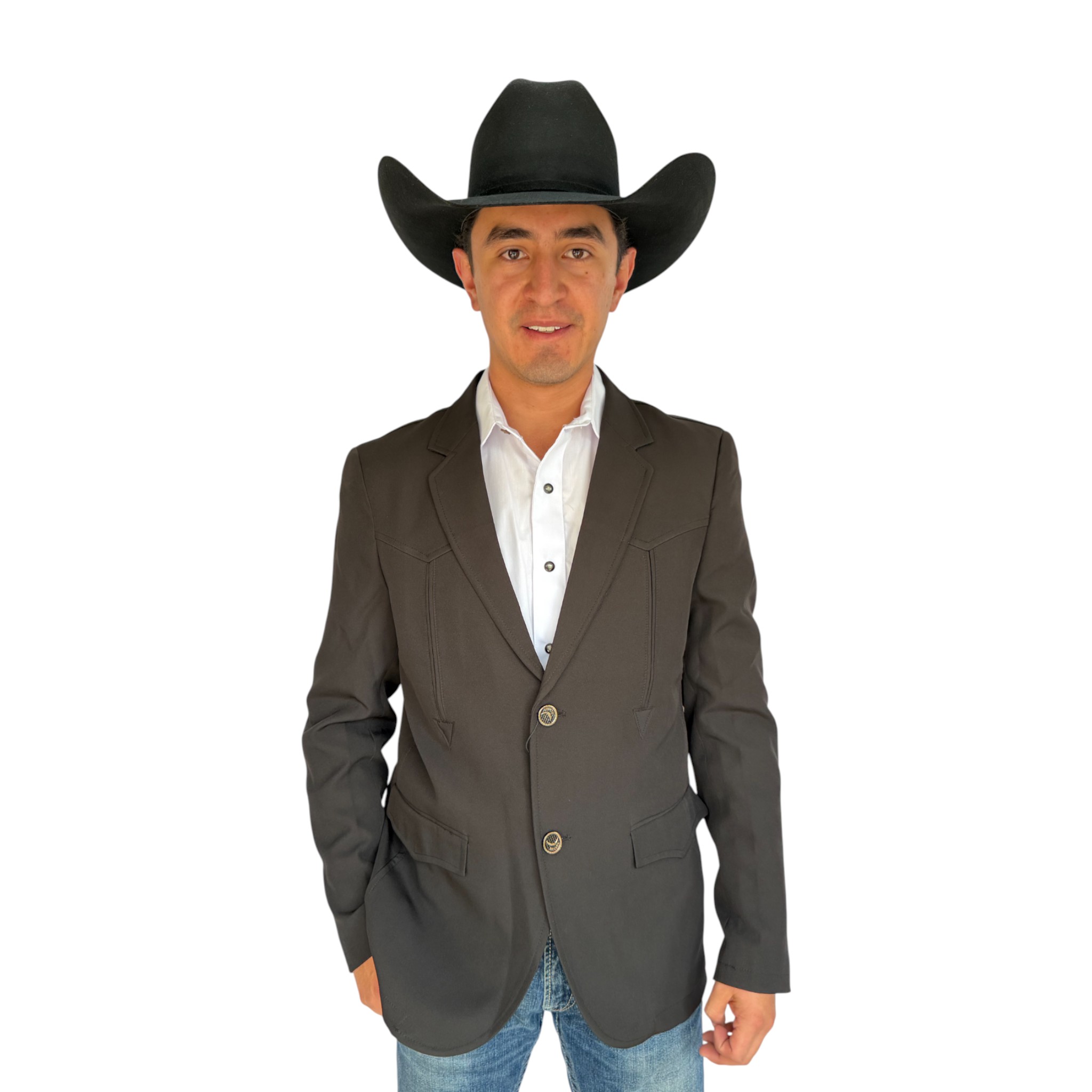 SACO MCALLEN COWVOY HIDROCALIDO NEGRO.