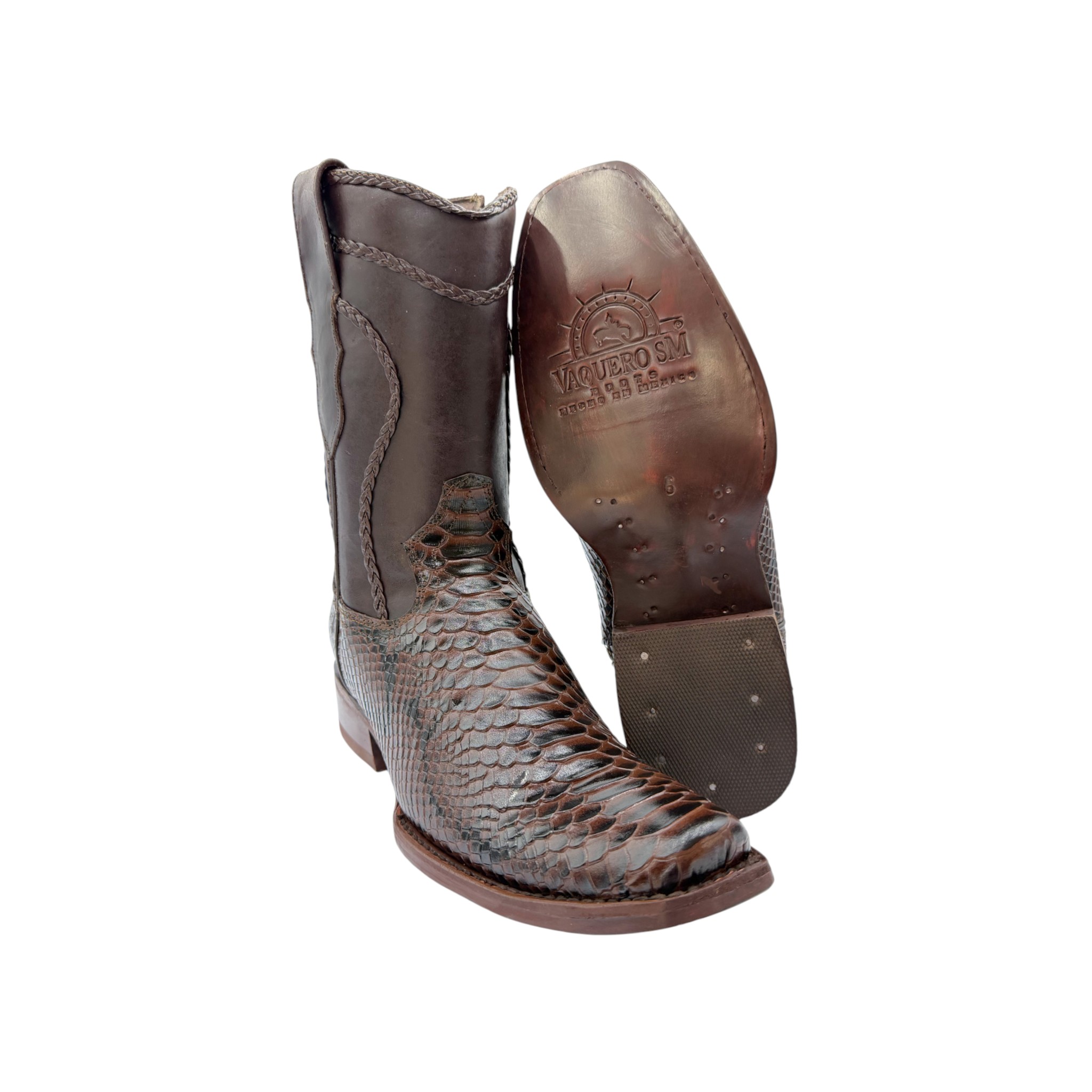 IMG_3716-Photoroom BOTA VAQUERO SM HORMA FRANCO PIEL DE PITON CAFÉ.