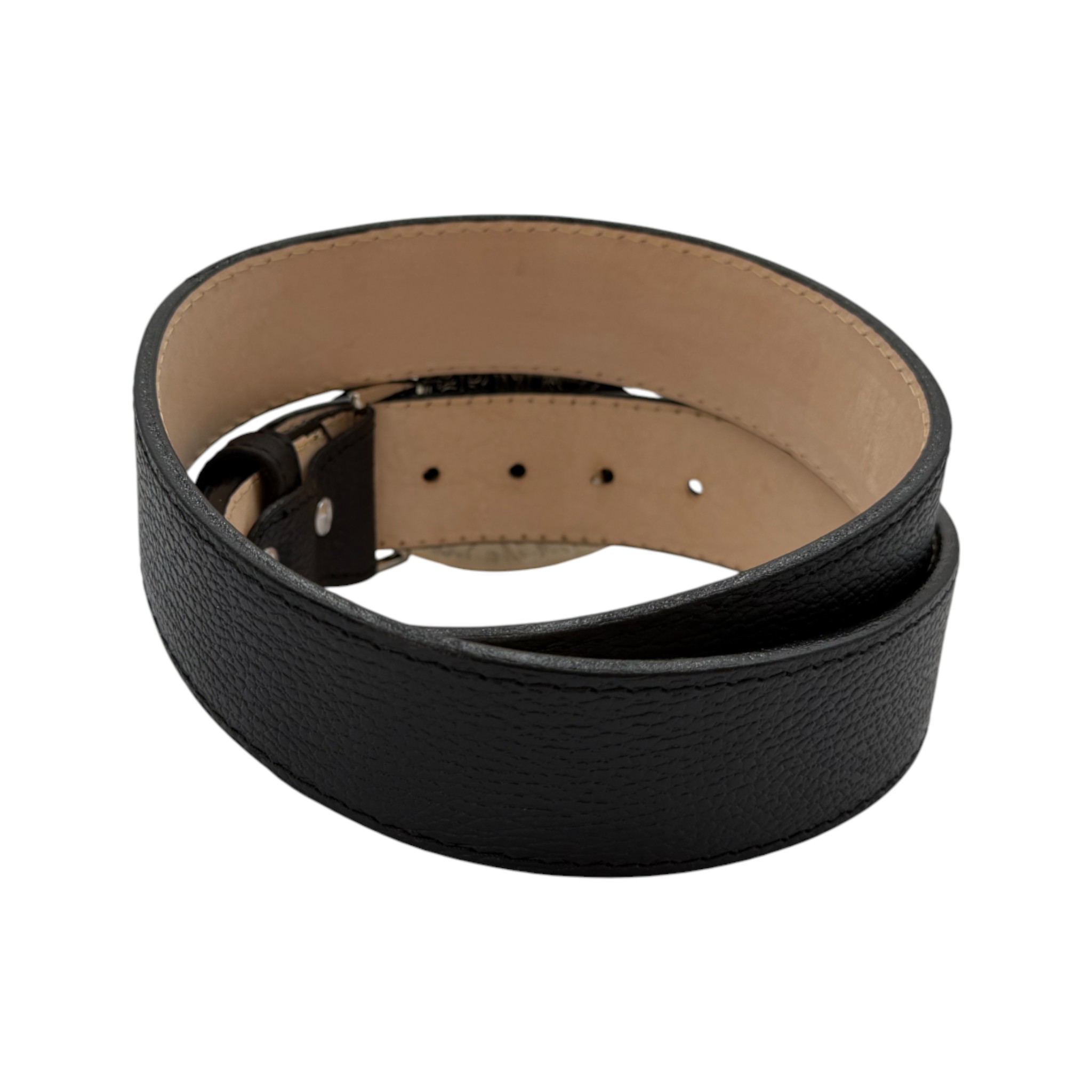 CINTO TIPO CUADRA LISO NEGRO