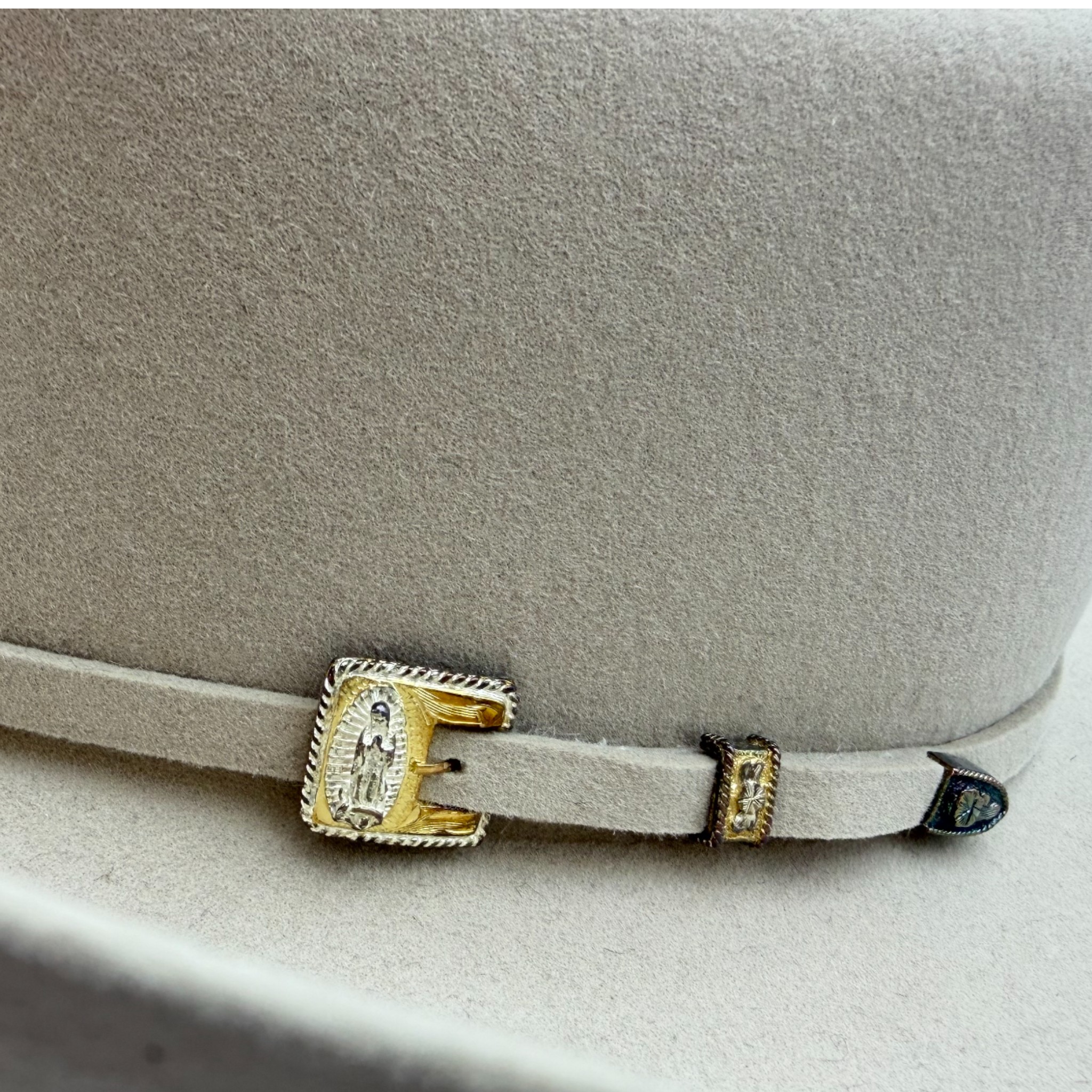 TEXANA STETSON 6X GUADALUPANA SILVER BELLY.