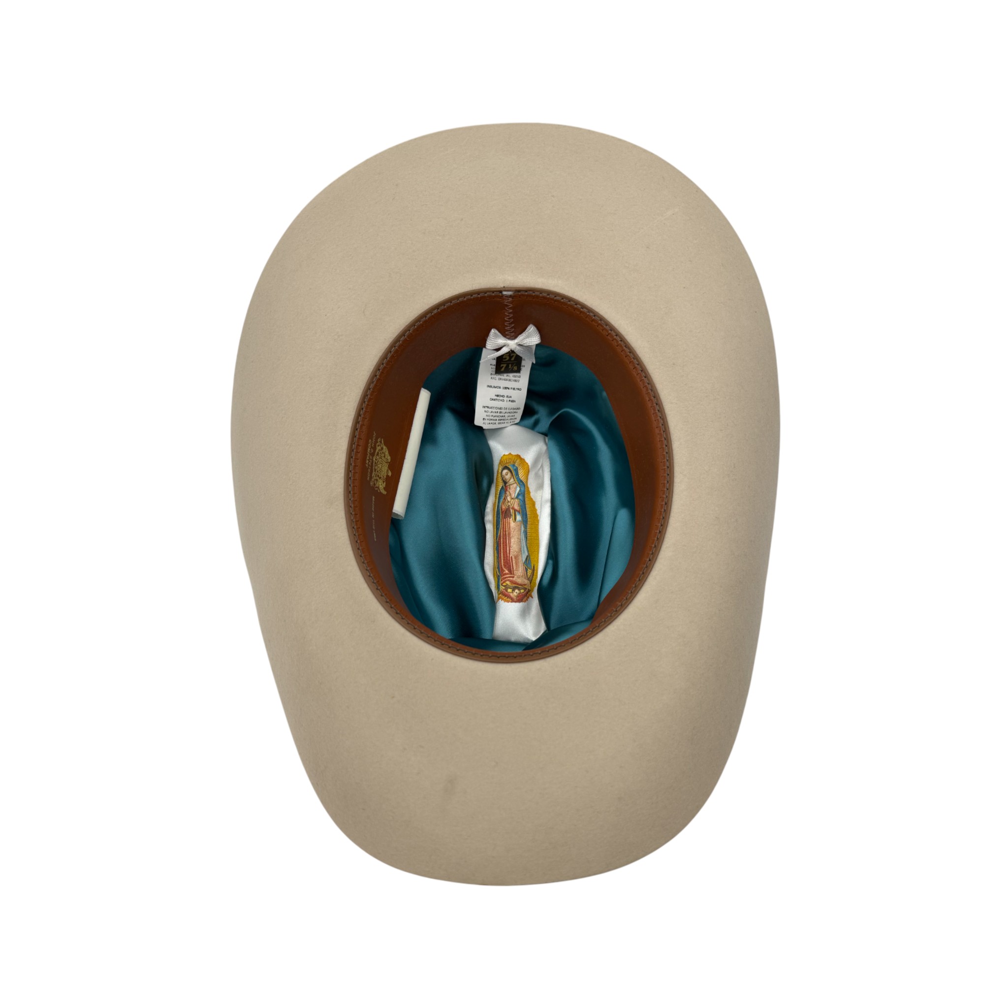 TEXANA STETSON 6X GUADALUPANA SILVER BELLY.